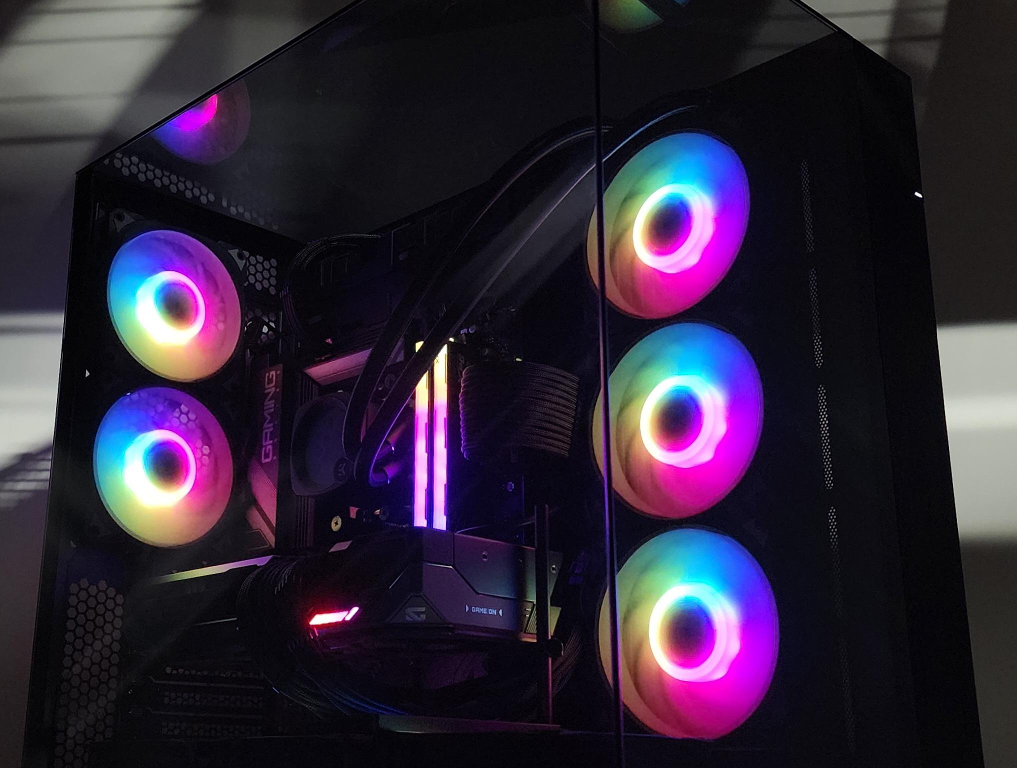 Gaming PC Ryzen 7 9700X 32GB RAM 2TB SSD RX 9070 XT 16GB Windows 11 Computer