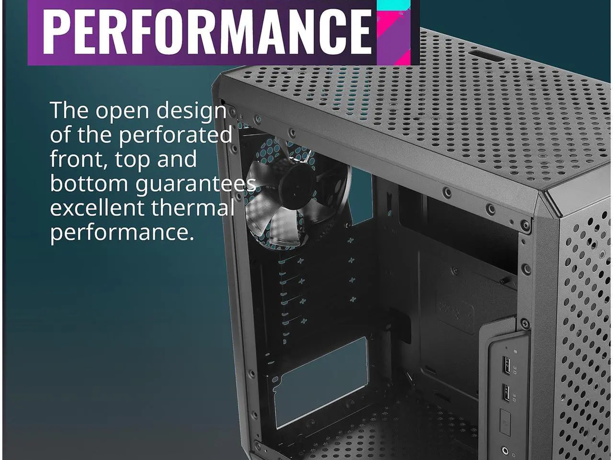 New Cooler Master Q300L Mini Tower Case Black