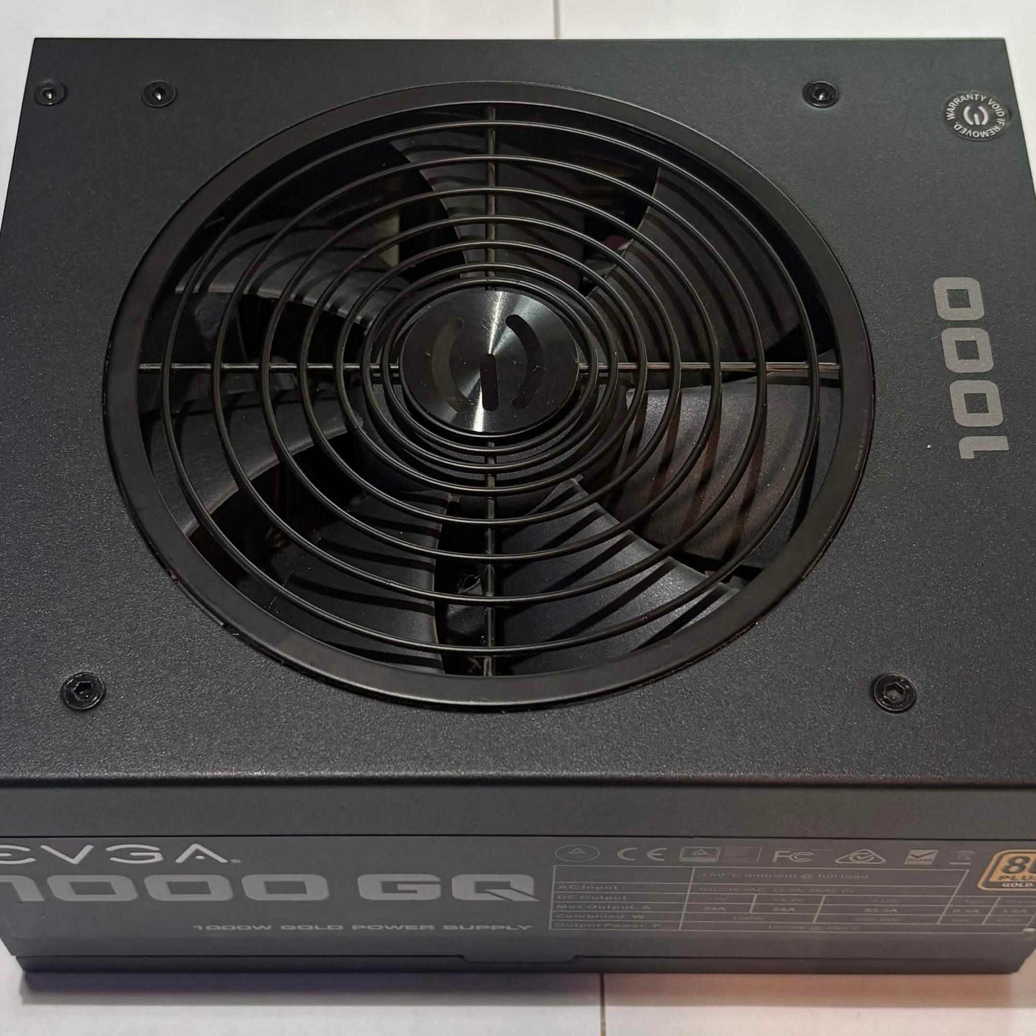EVGA 1000 GQ | 1000W 80+ Gold Semi-Modular Power Supply