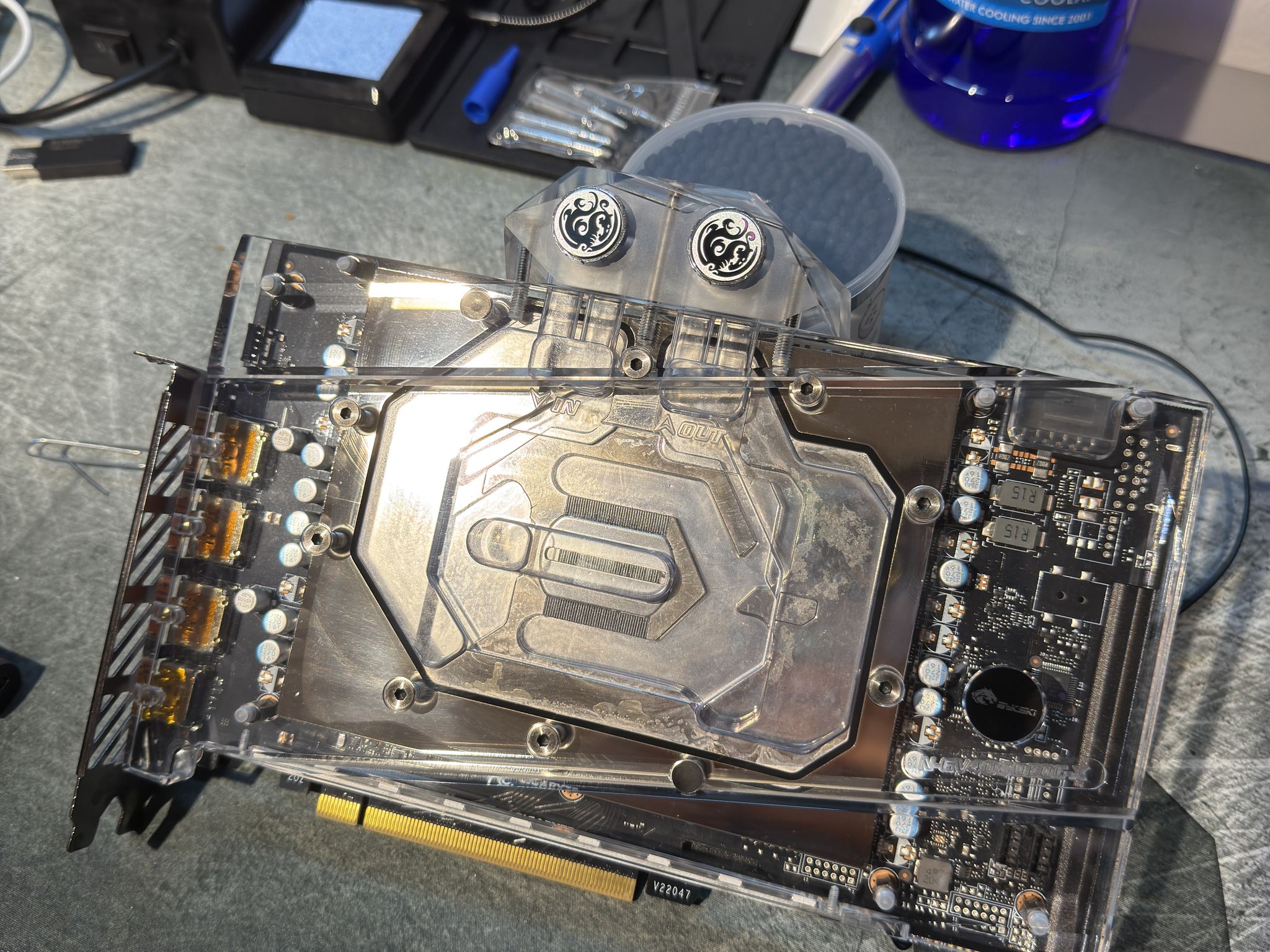 Gigabyte 4080 Eagle OC  16GB - Water Block Installed