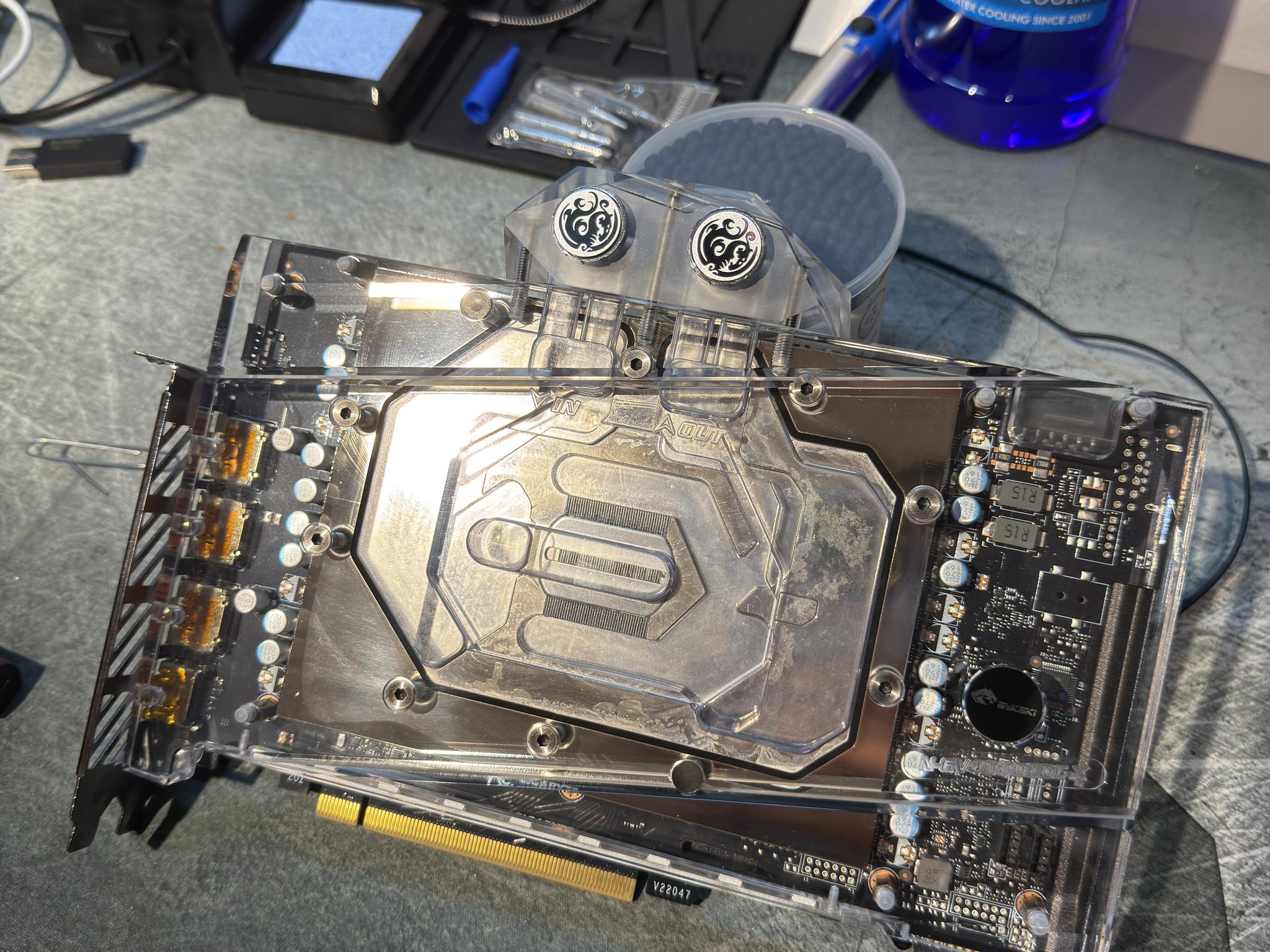 Gigabyte 4080 Eagle OC  16GB - Water Block Installed