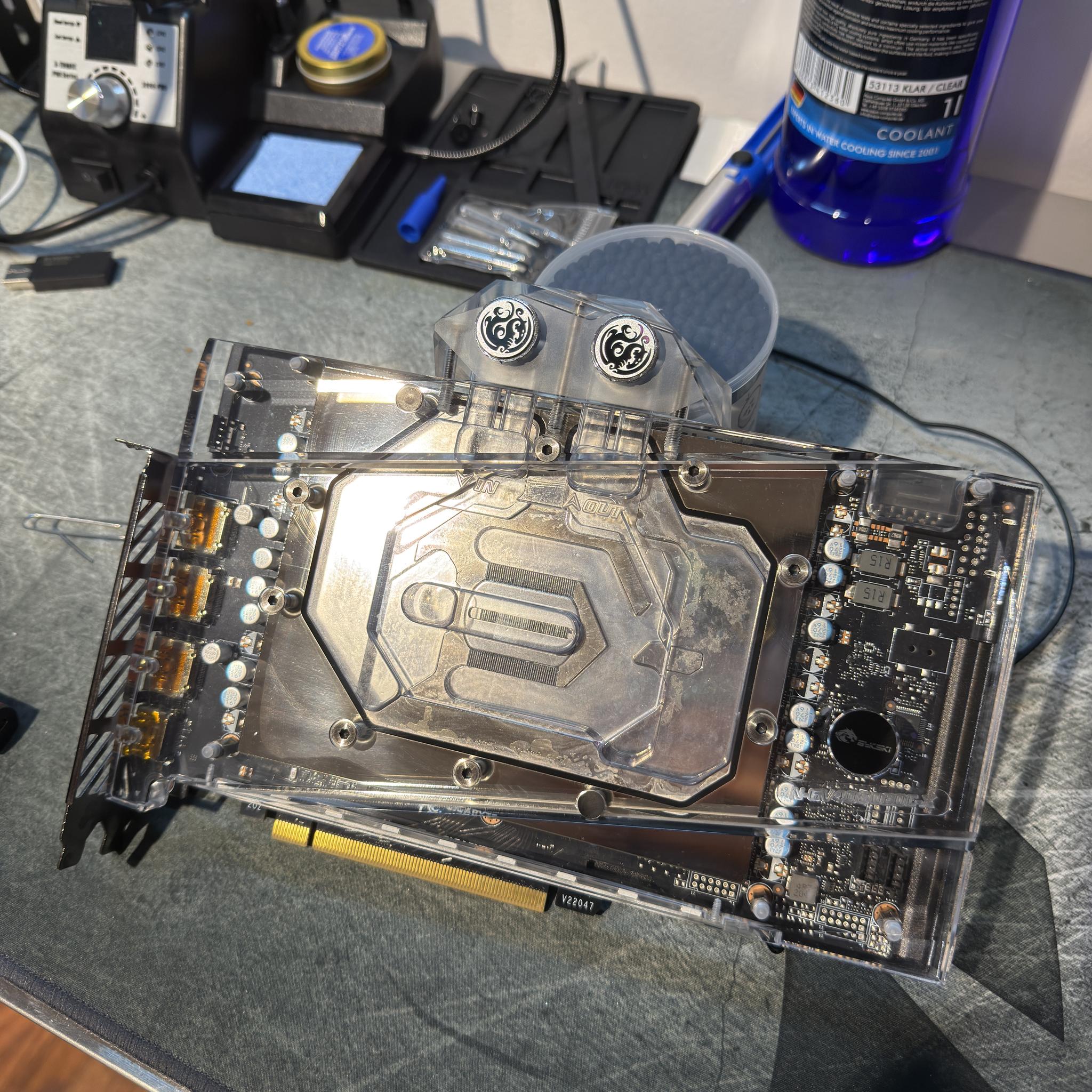 Gigabyte 4080 Eagle OC  16GB - Water Block Installed