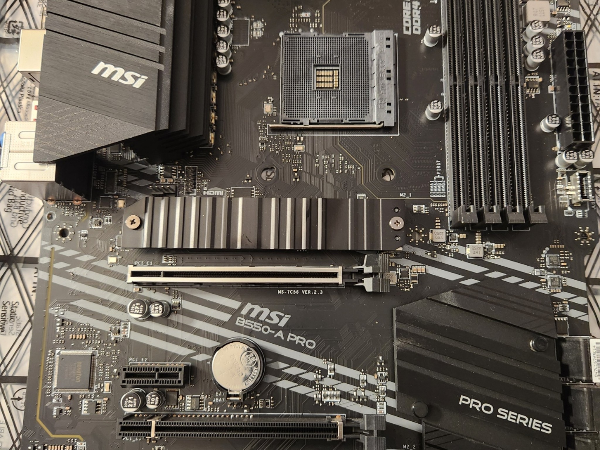 LIKE NEW B550-A PRO MOTHERBOARDS