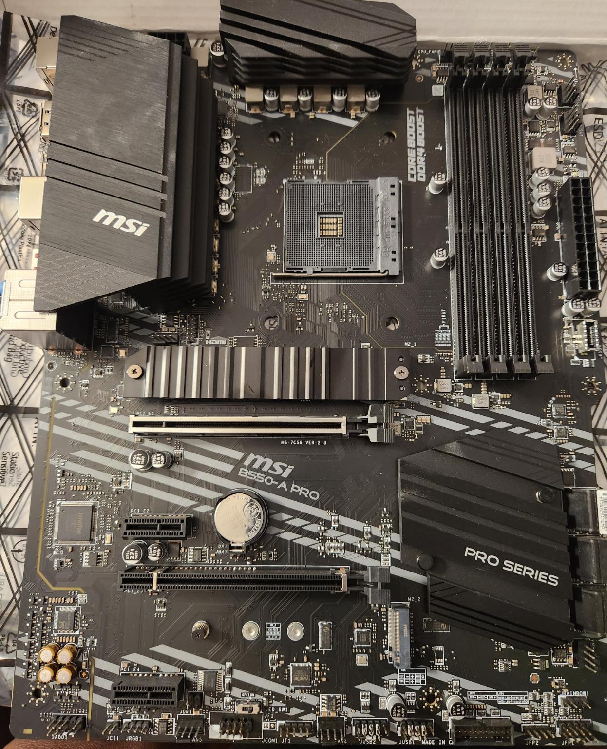 LIKE NEW B550-A PRO MOTHERBOARDS