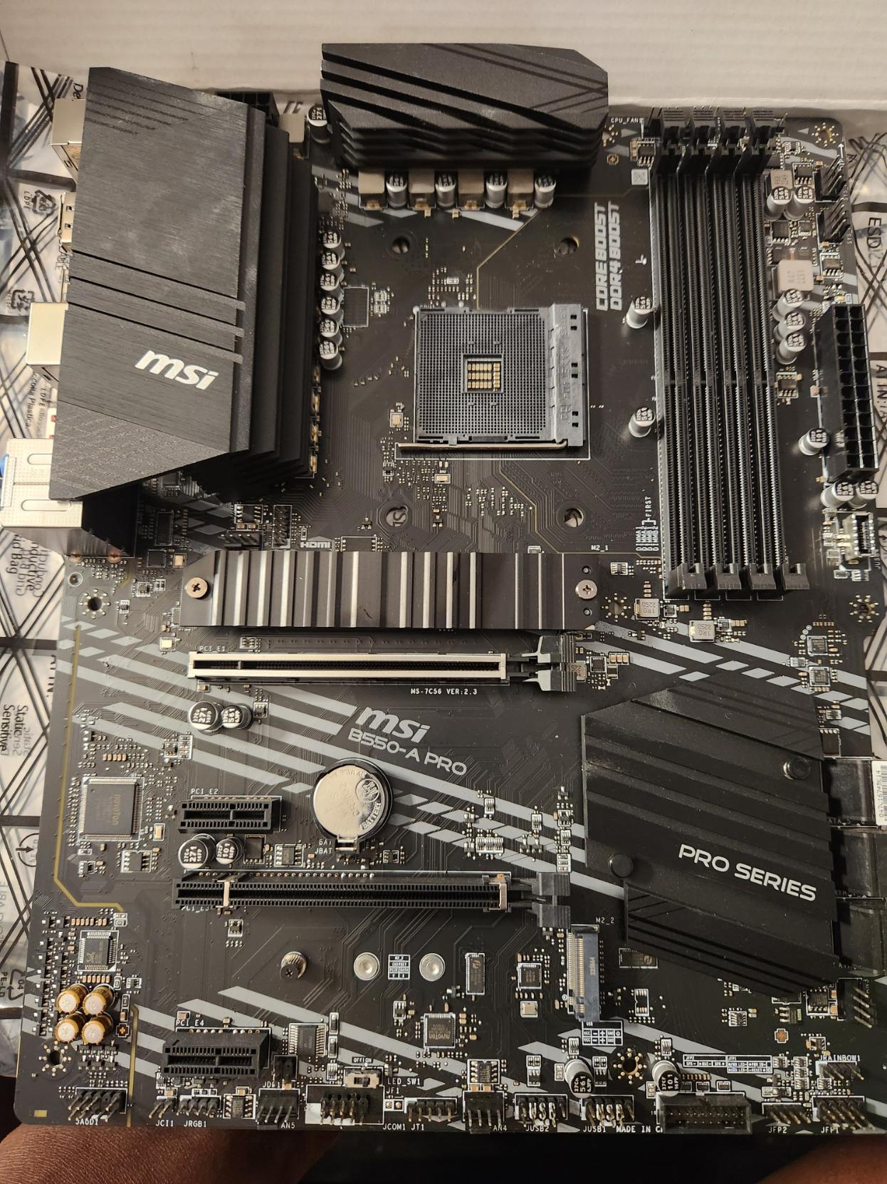 LIKE NEW B550-A PRO MOTHERBOARDS