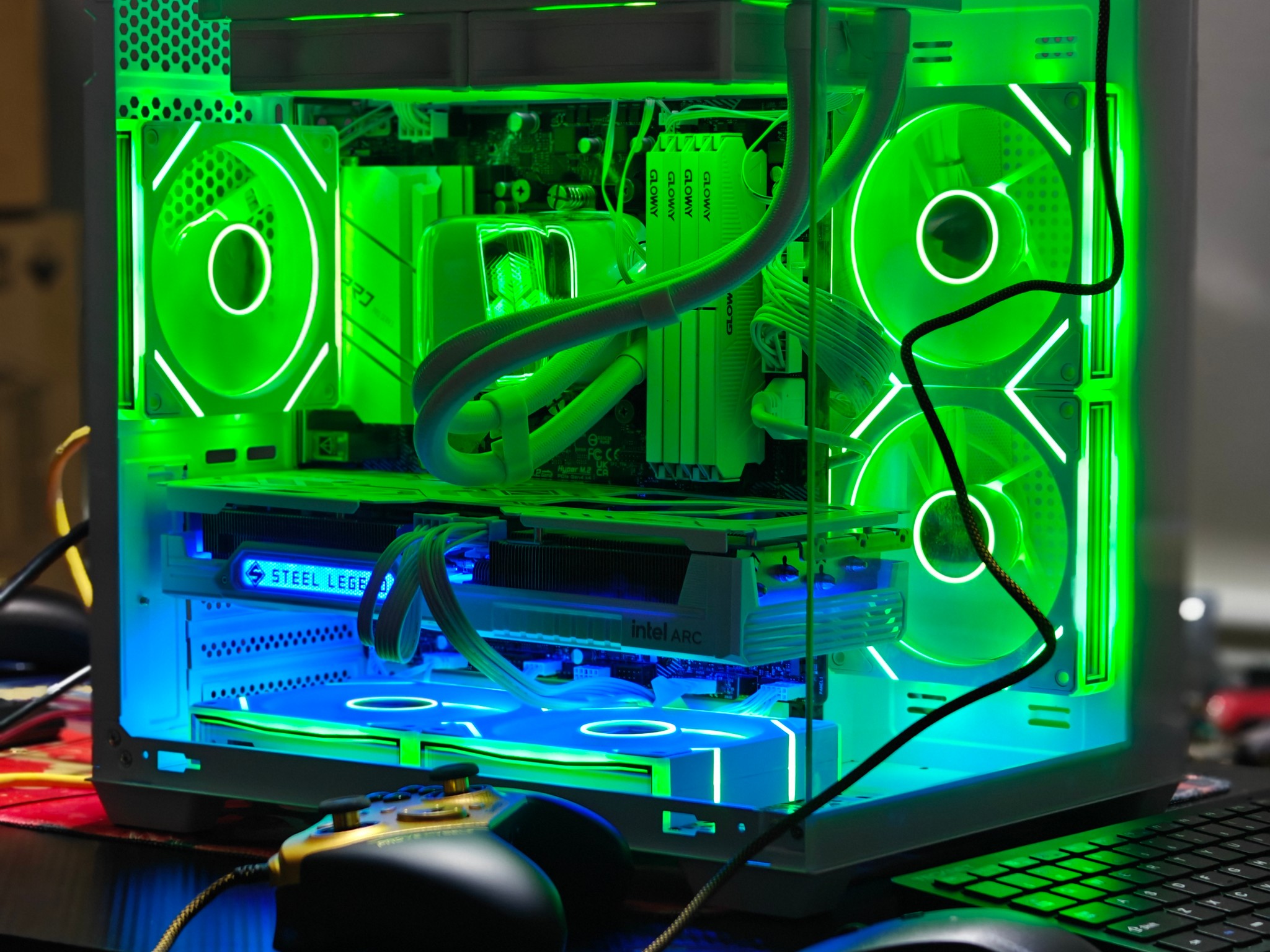 GAMING PC|AMD RYZEN 5 5500X3D|ASROCK INTEL ARC B580 12GB|32GB DDR4 3200|2TB NVME SSD|WINDOWS 11 HOME