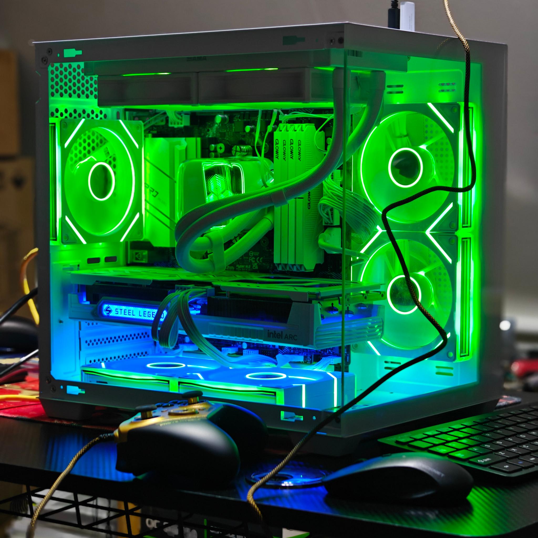 GAMING PC|AMD RYZEN 5 5500X3D|ASROCK INTEL ARC B580 12GB|32GB DDR4 3200|2TB NVME SSD|WINDOWS 11 HOME