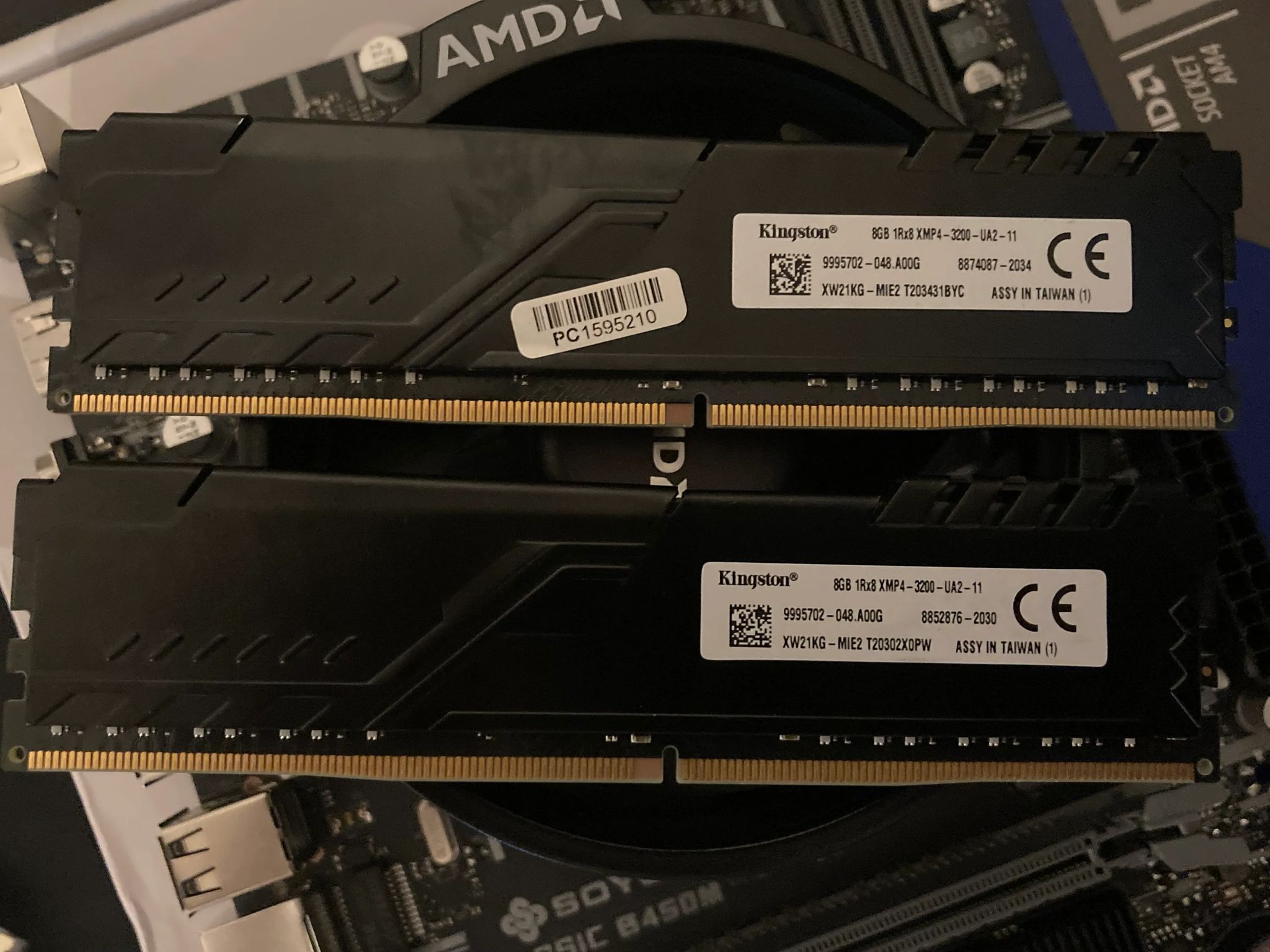 (AM4 COMBO) SOYO B450 + Ryzen 5 1600 + Cooler + 16GB DDR4 + 500GB NVME SSD