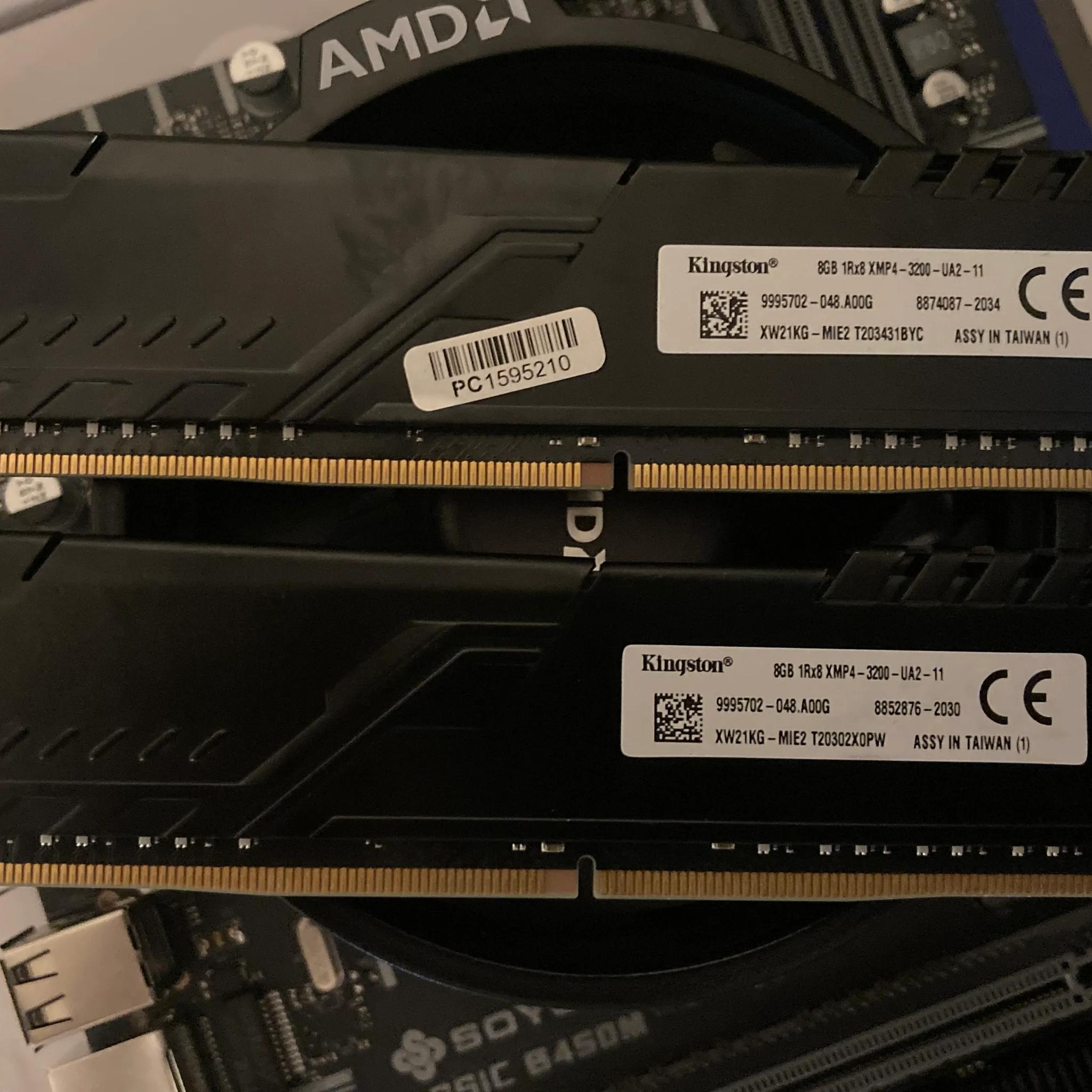 (AM4 COMBO) SOYO B450 + Ryzen 5 1600 + Cooler + 16GB DDR4 + 500GB NVME SSD