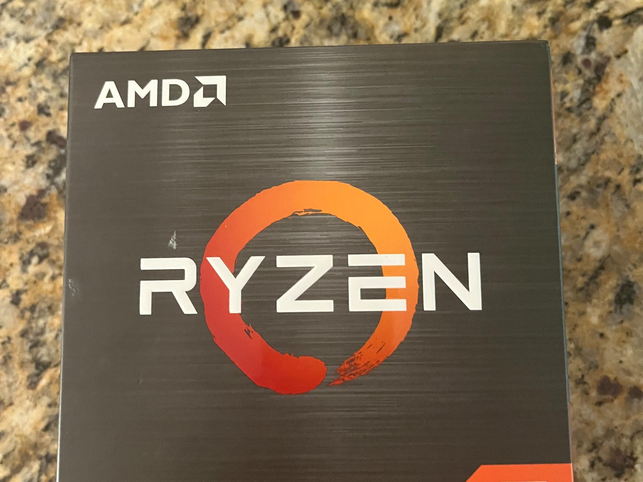 Ryzen 5 5600x with cooler and box
