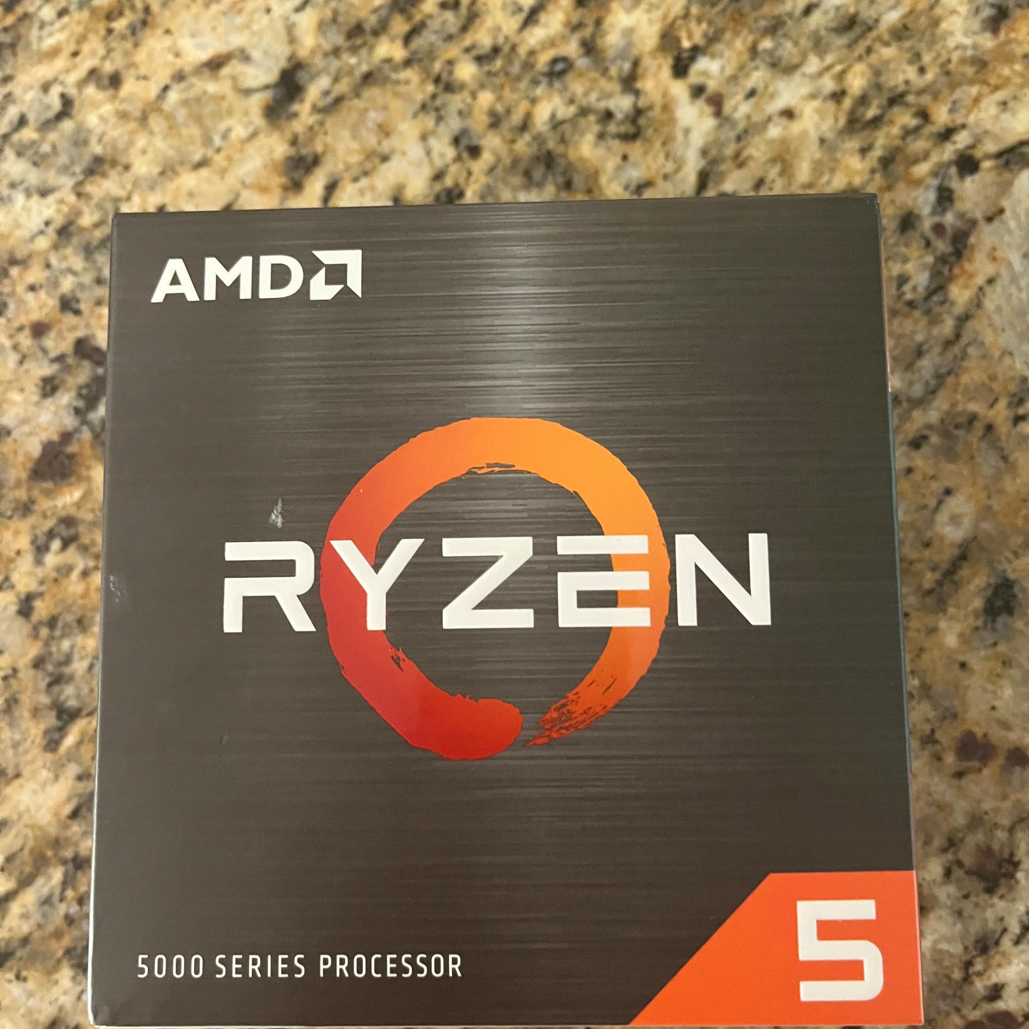 Ryzen 5 5600x with cooler and box