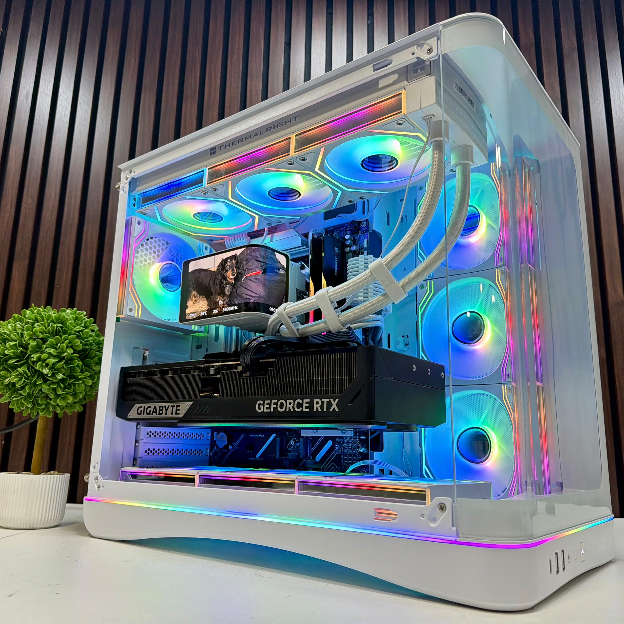 RTX 5090 | Ryzen 9950X3D | 64GB DDR5 | 4TB M.2 | 1200 Watt Gold PSU | LCD AIO