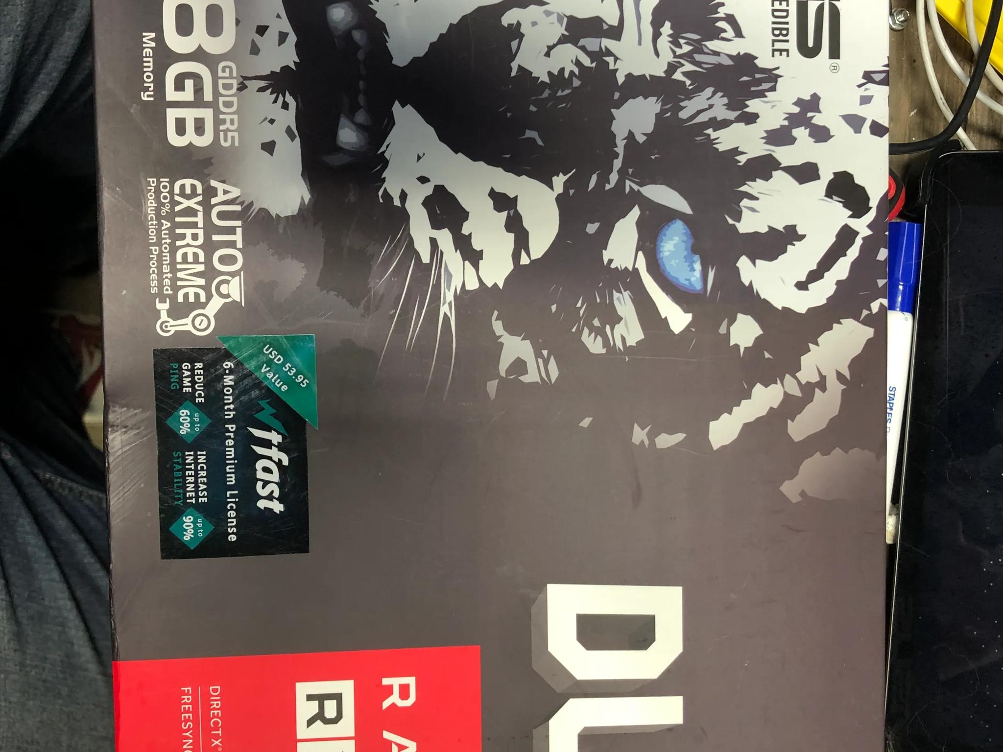 ASUS Radeon RX580 DUAL Series OC edition 8GB NEW***
