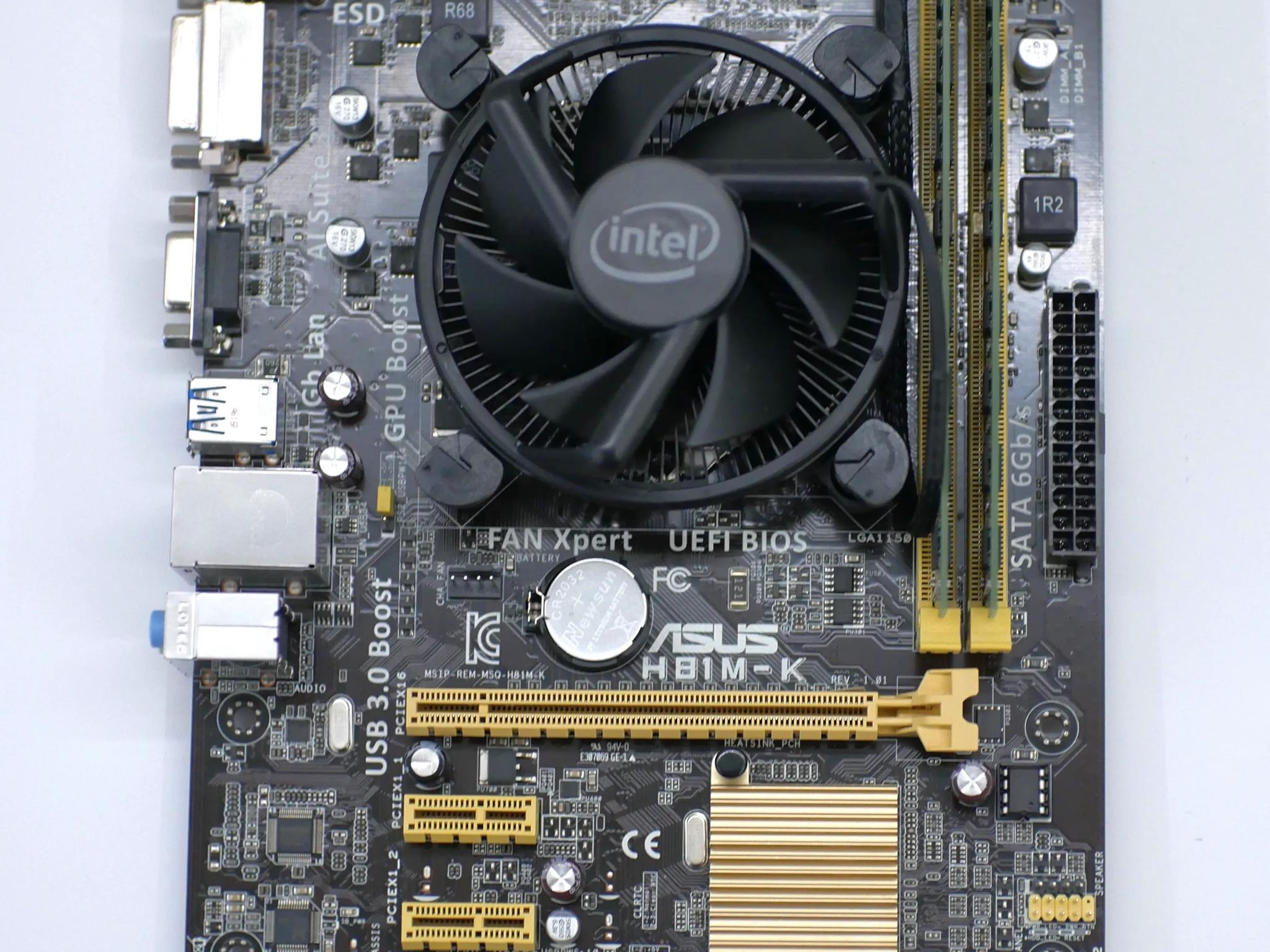 Combo Motherboard,  Asus H81m-K, | CPU,  I5 - 4590 3.3ghz, | RAM,  16gb ddr3 1600mhz