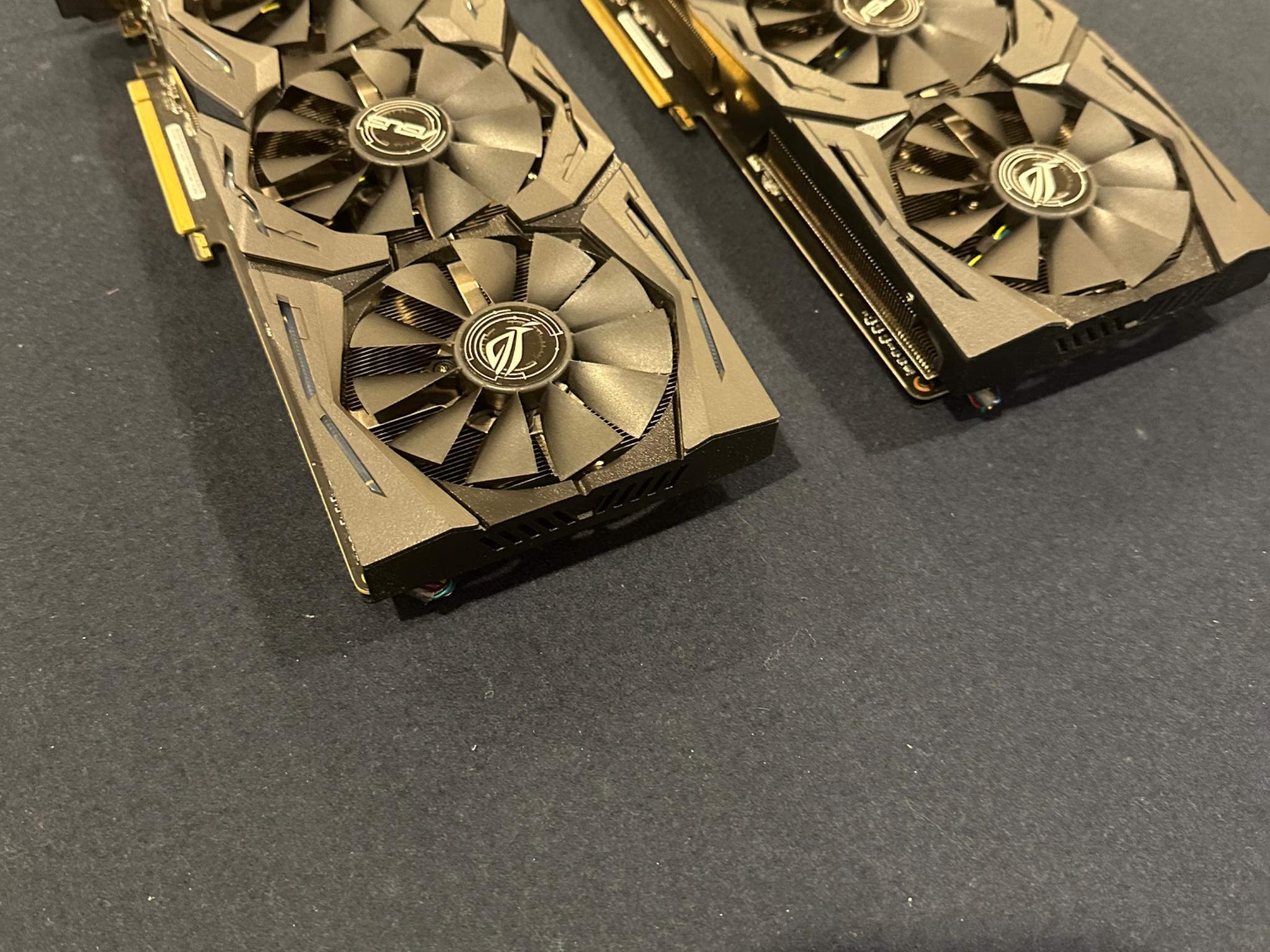 Asus ROG STRIX 1070ti 8gb (x2) SLI with Zotac Bridge