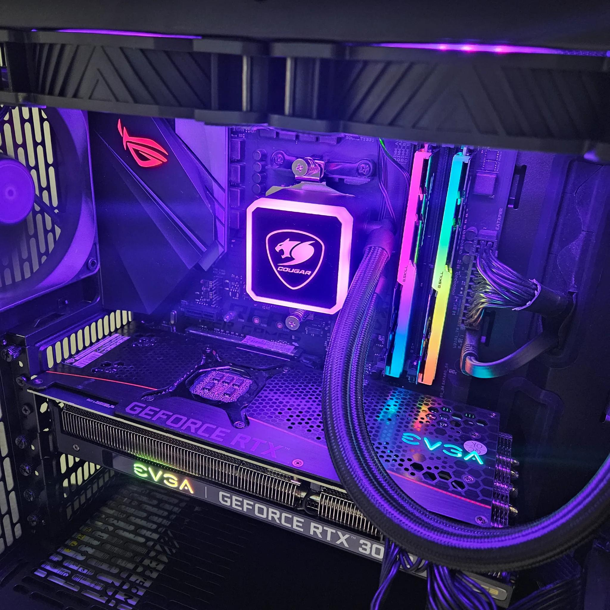 High End Gaming PC Ryzen 7 5800x RTX 3080 32GB RAM 1TB SSD 2TB HDD