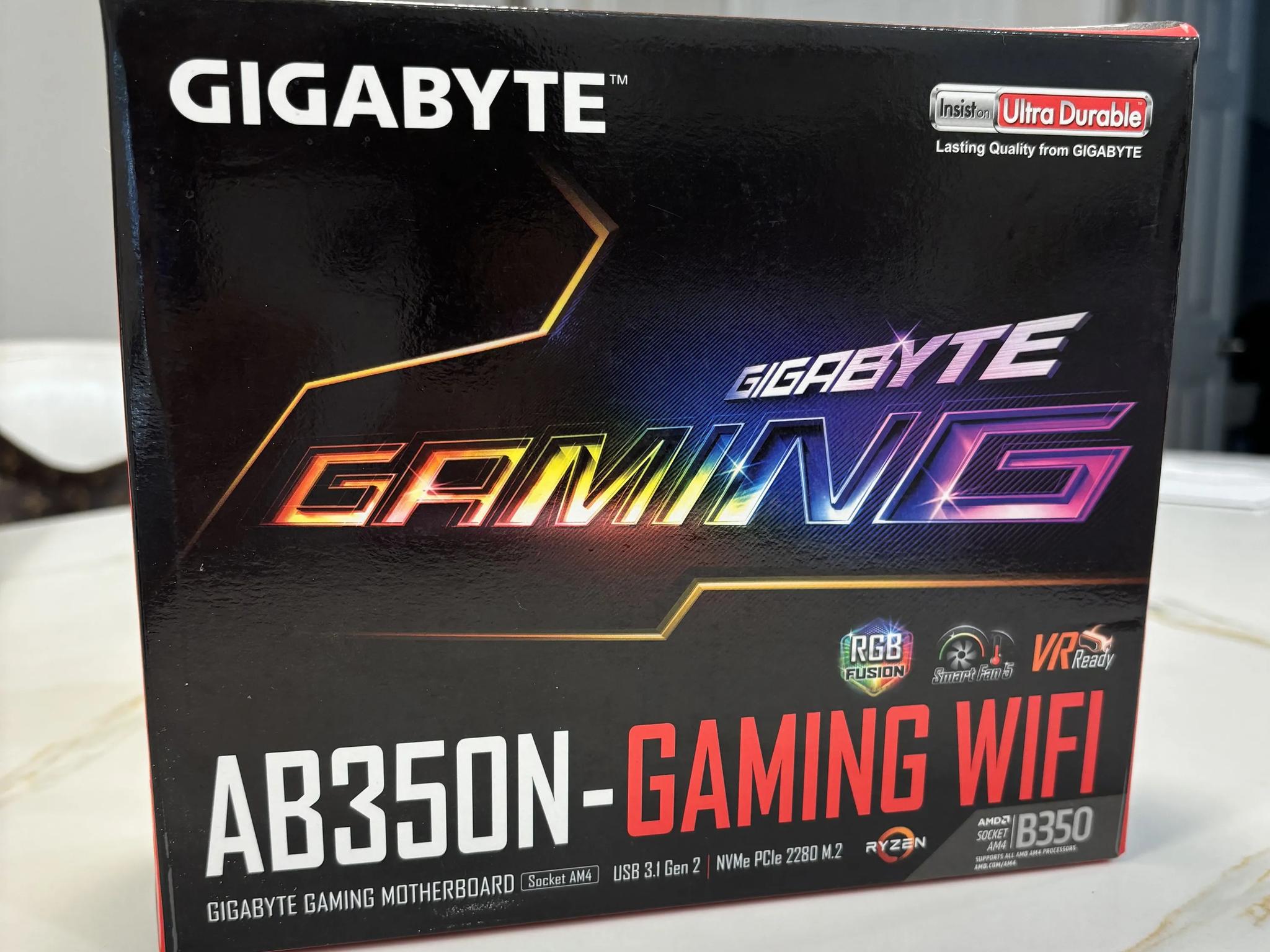 Gigabyte AB350N- Gaming Wifi AM4 mini ITX motherboard