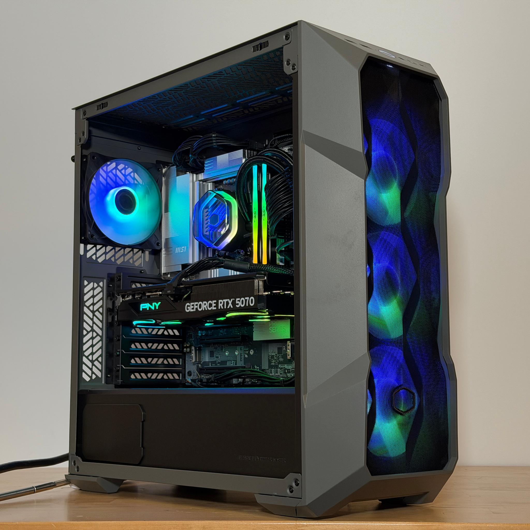RTX 5070 Ryzen 7 9700x Gaming PC