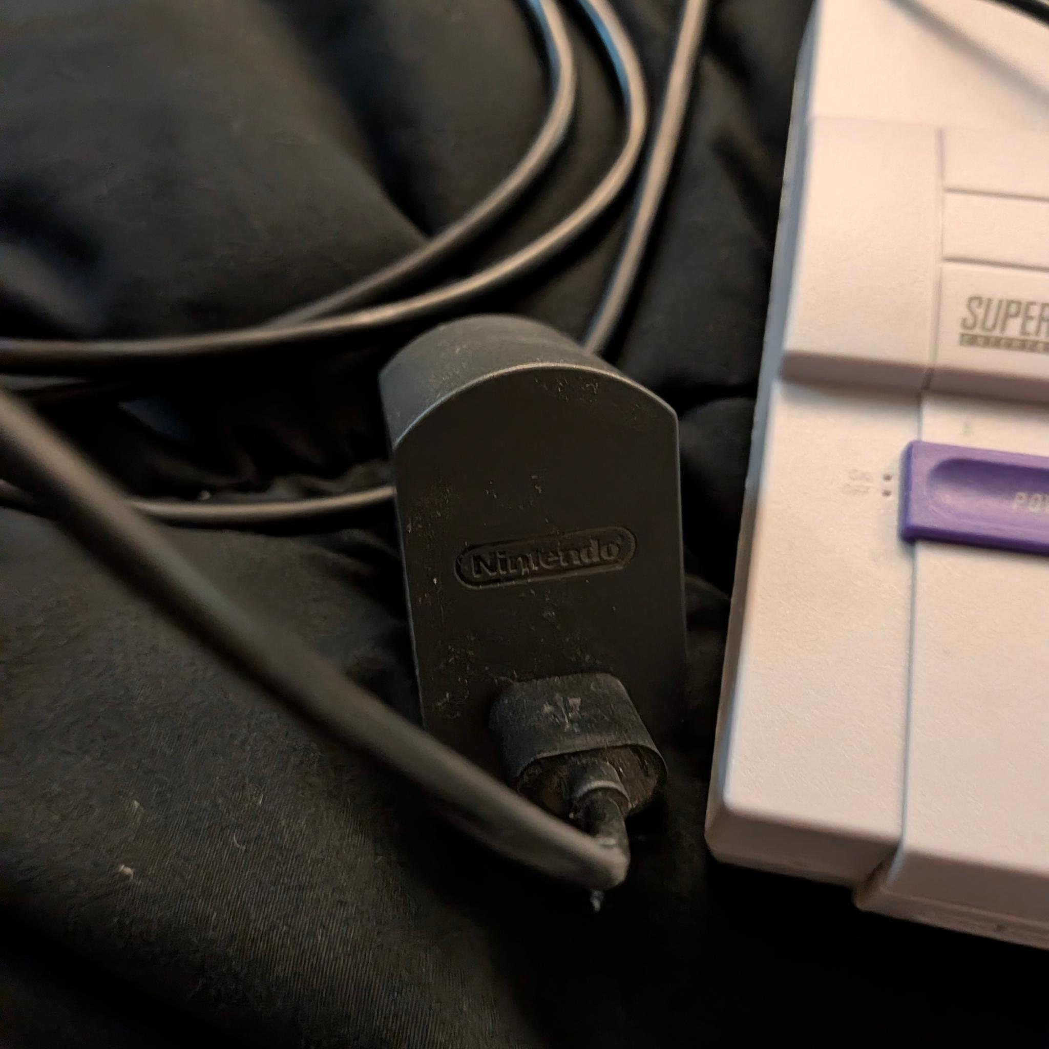 SNES classic, w/controllers and nintendo usb brick.