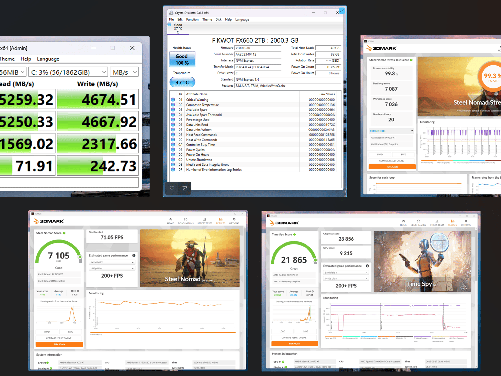 *SPRING BREAK SALE! THRU 3/20* Ragnaros! 🔥 7500X3D/9070XT/32GB/2TB