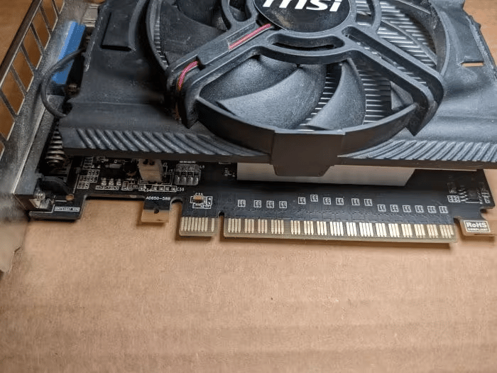 MSI NVIDIA GTX 650 2GB (N650-2GD5/OC) SINGLE FAN GRAPHICS CARD