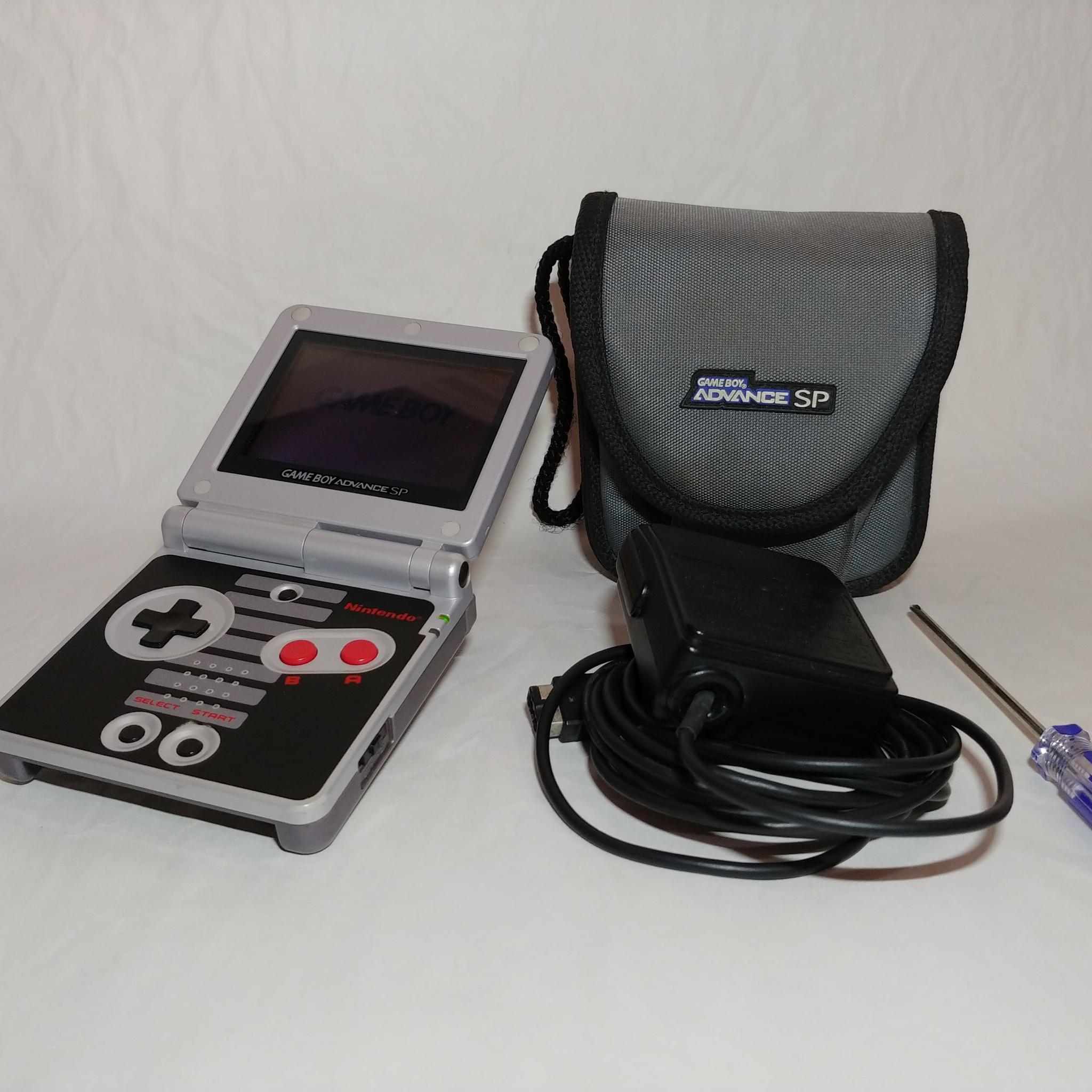 GameBoy Advanced SP Classic NES AGS-001 + Games/Accessories