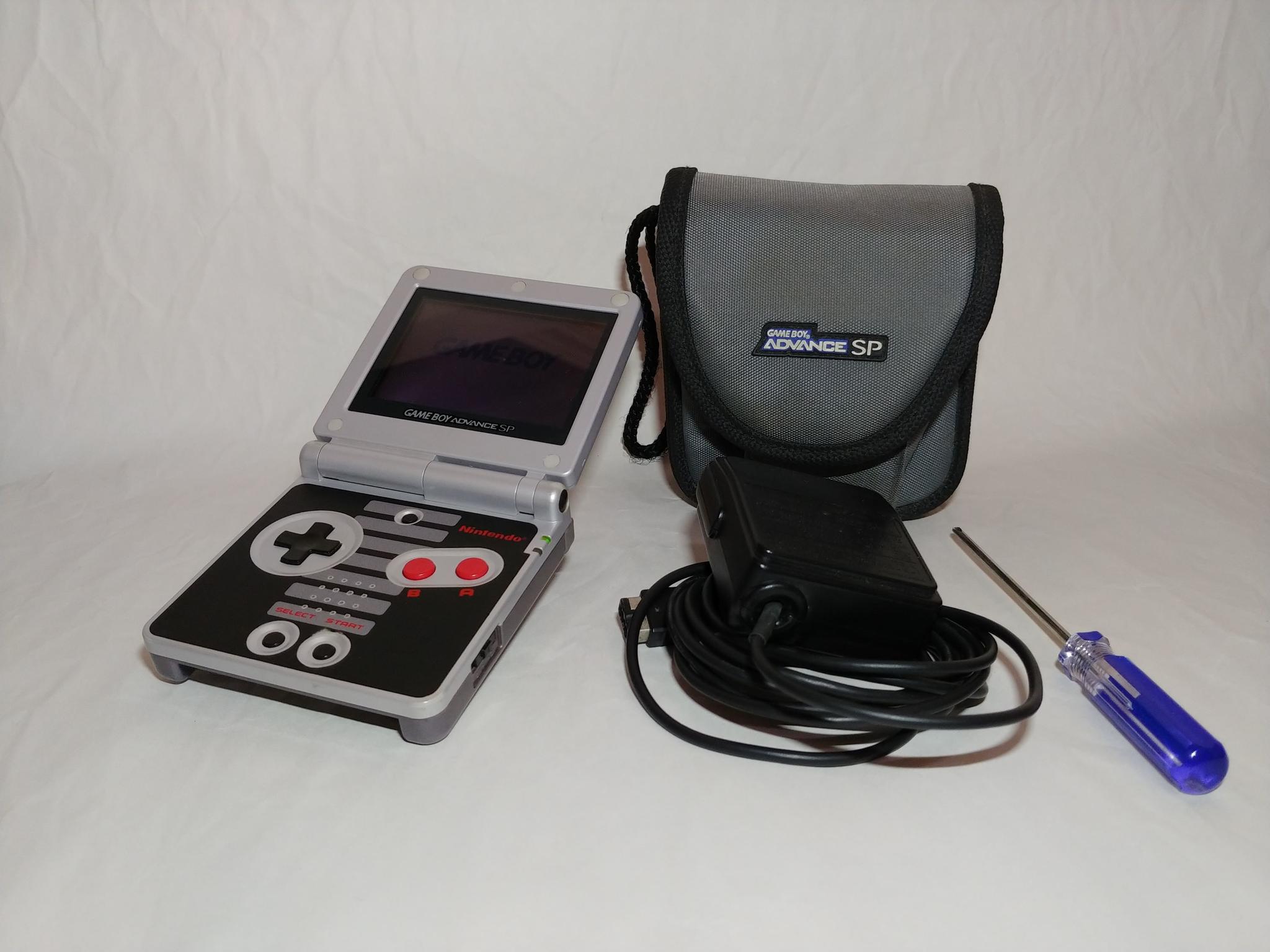 GameBoy Advanced SP Classic NES AGS-001 + Games/Accessories
