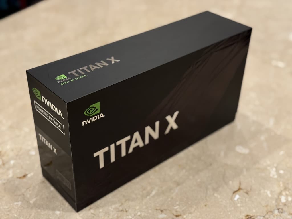 Nvidia Titan X Pascal 12GB GDDR5X - Like New, In Original Box, Lightly Used