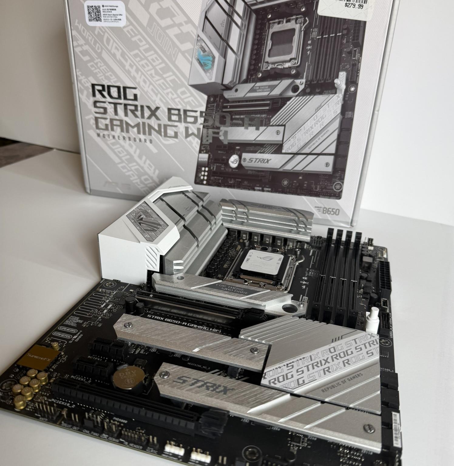 ASUS ROG Strix B650-A Gaming Wi-Fi DDR5 Socket AM5 AMD ATX Gaming Motherboard