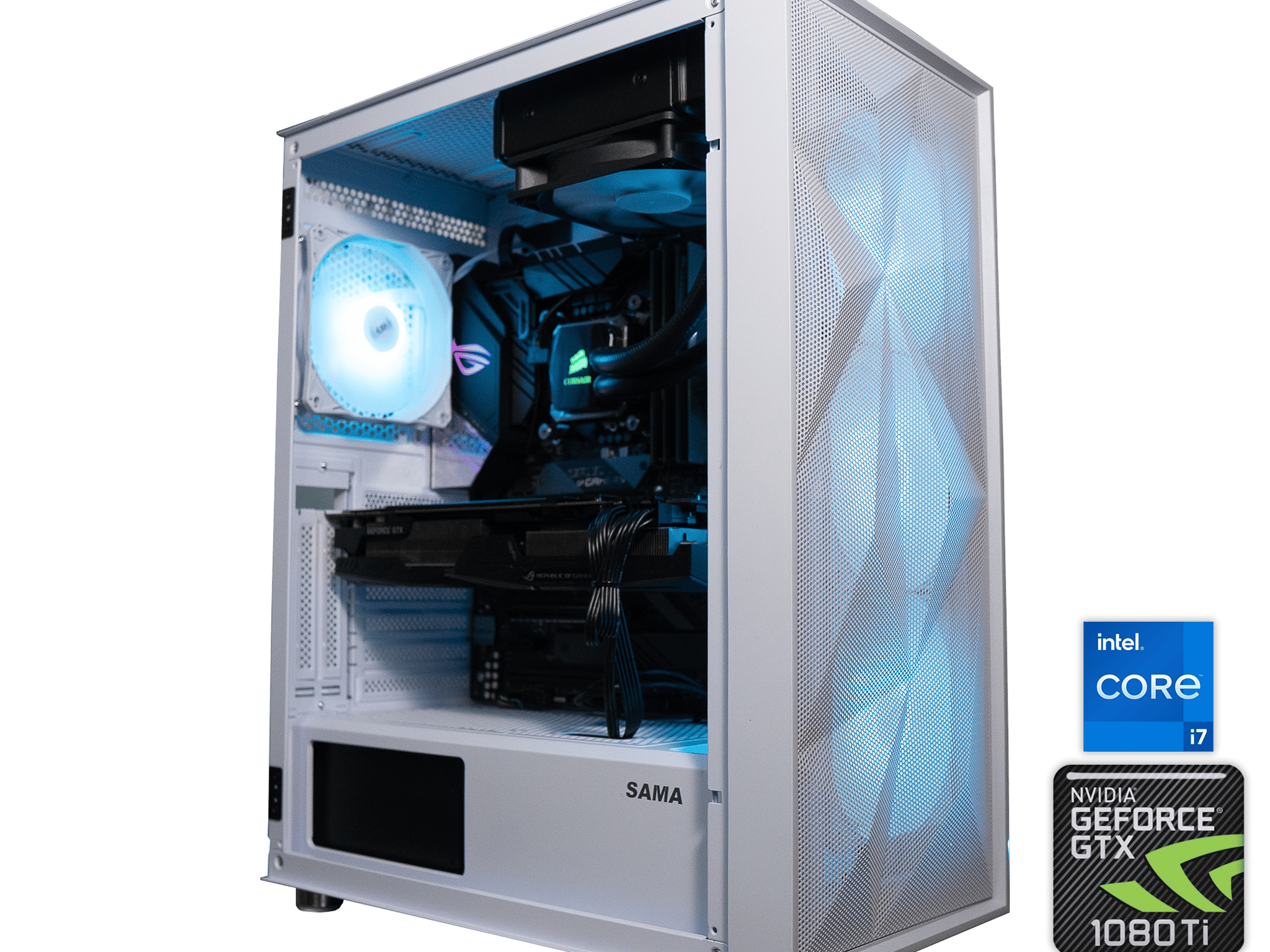🌨🌨 | ASUS GTX 1080Ti 11GB | INTEL i7 8700 | 32GB DDR4 RAM | 1.5TB | Arctic Snow