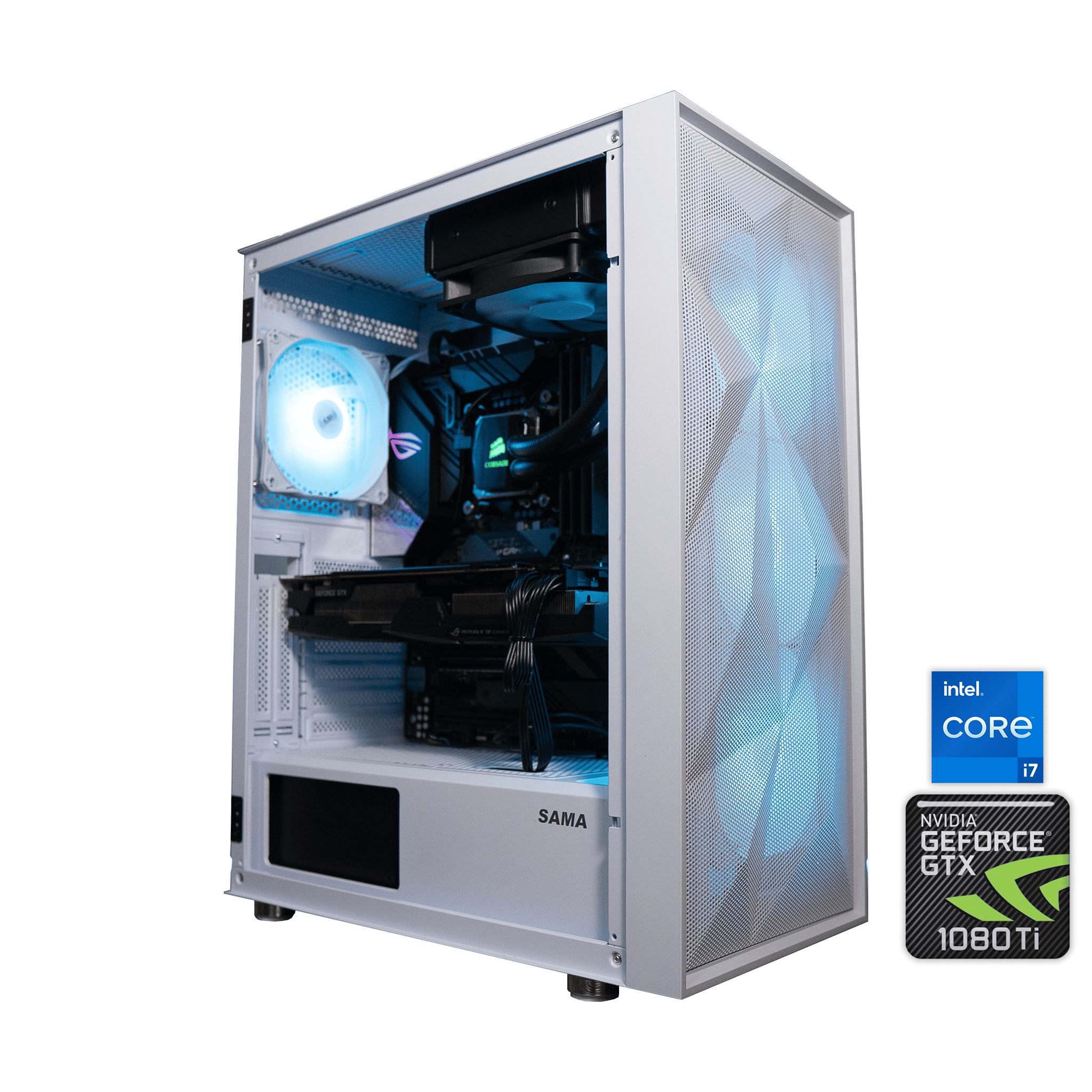 🌨🌨 | ASUS GTX 1080Ti 11GB | INTEL i7 8700 | 32GB DDR4 RAM | 1.5TB | Arctic Snow