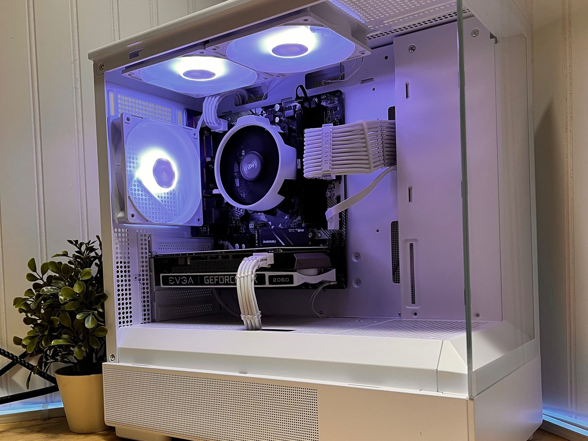 ❄️ICE❄️ RYZEN3/2300x/A320m asrock/16g DDR4/650 watt PSU/EVGA RTX 2060 custom card