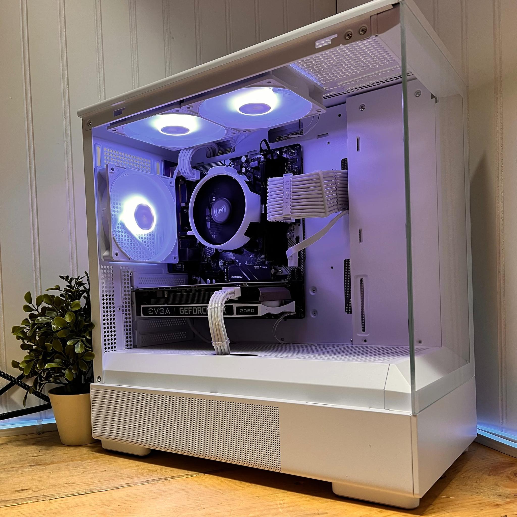 ❄️ICE❄️ RYZEN3/2300x/A320m asrock/16g DDR4/650 watt PSU/EVGA RTX 2060 custom card