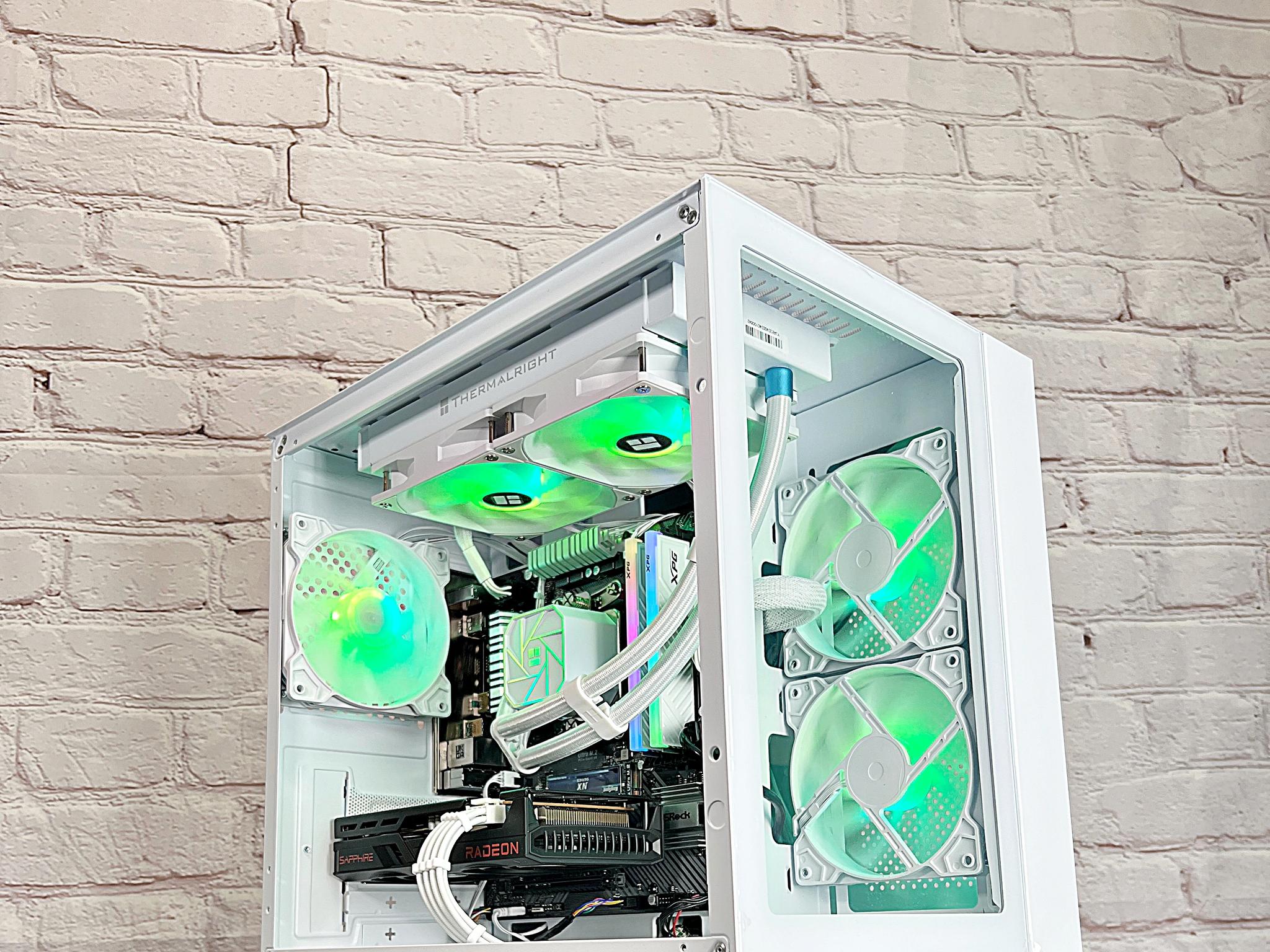 Ryzen 5 3600 RX 6600 16GB RAM 1TB M.2 Liquid Cooled Gaming PC