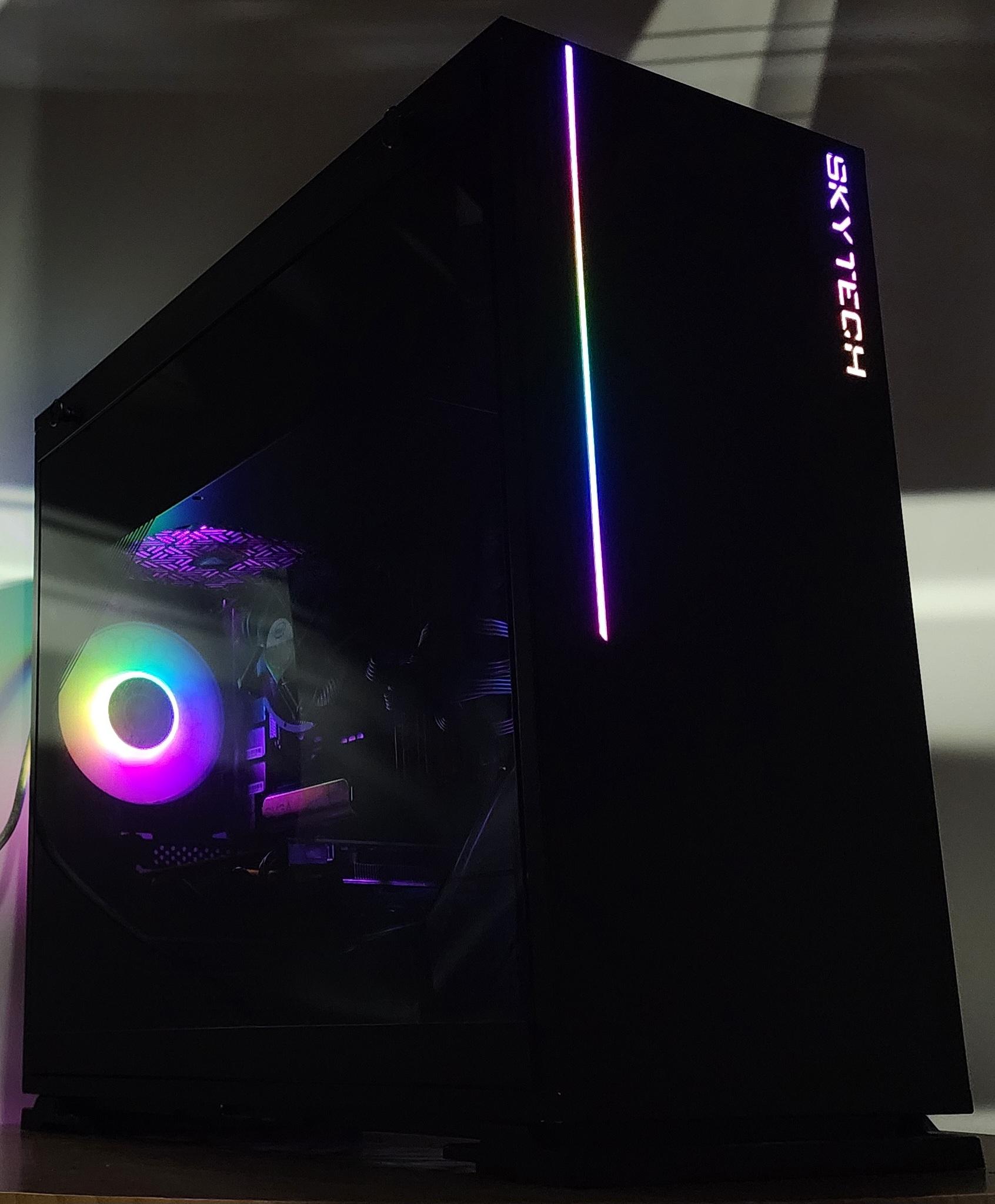 Gaming PC i7-950 16GB RAM 128GB SSD + 1TB HDD RX 470 8GB Windows 11 Computer
