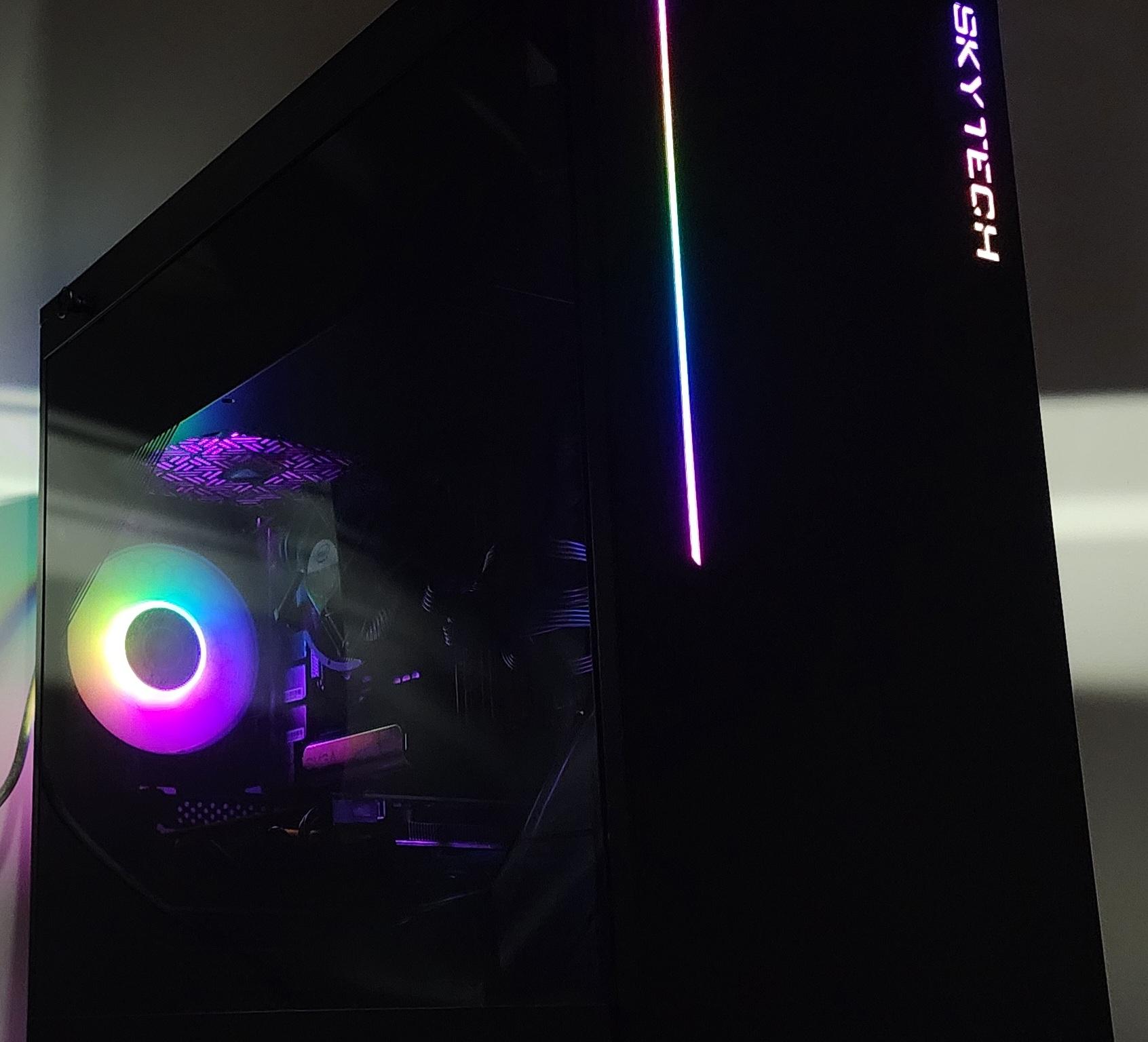 Gaming PC i7-950 16GB RAM 128GB SSD + 1TB HDD RX 470 8GB Windows 11 Computer
