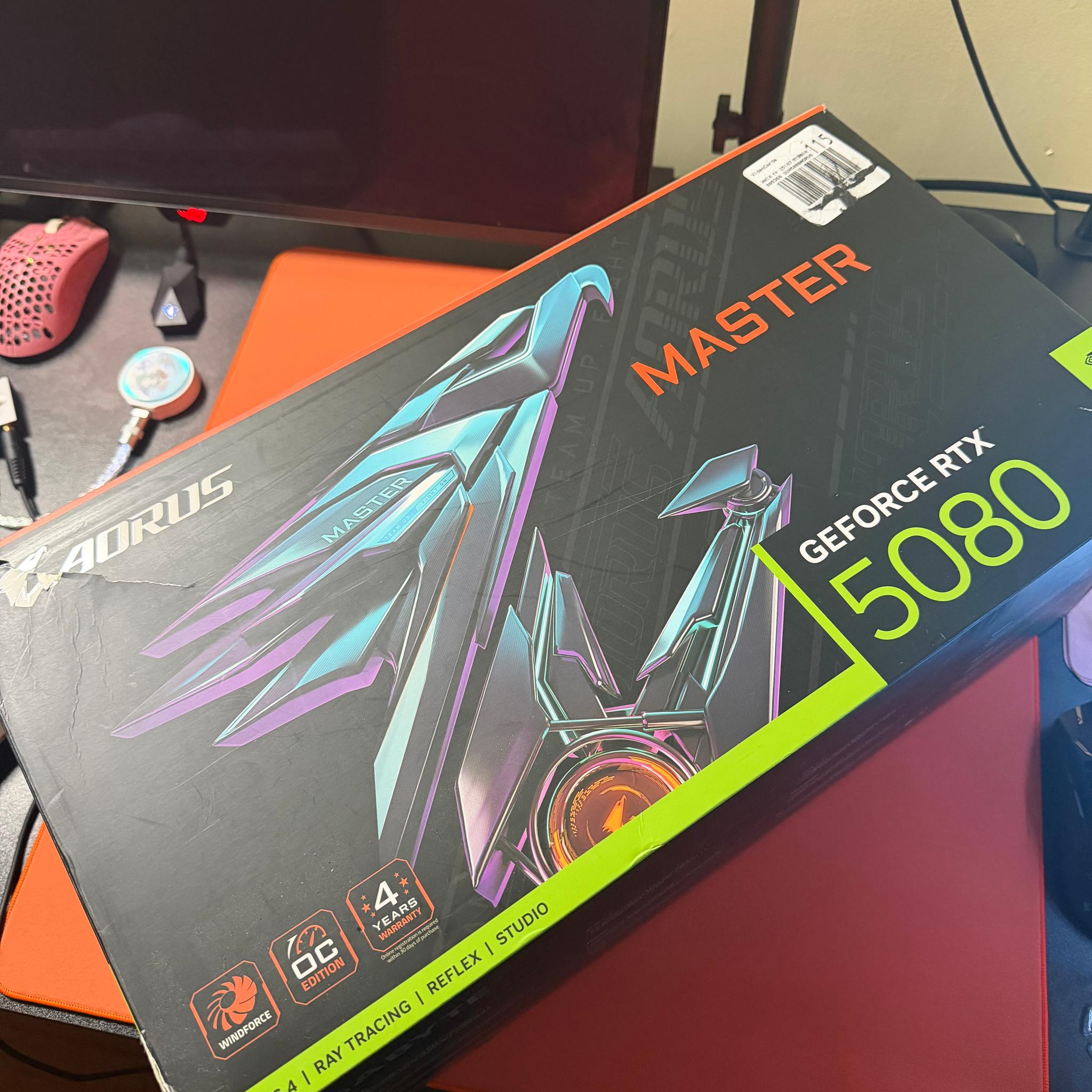 GIGABYTE AORUS GeForce RTX 5080 MASTER 16G