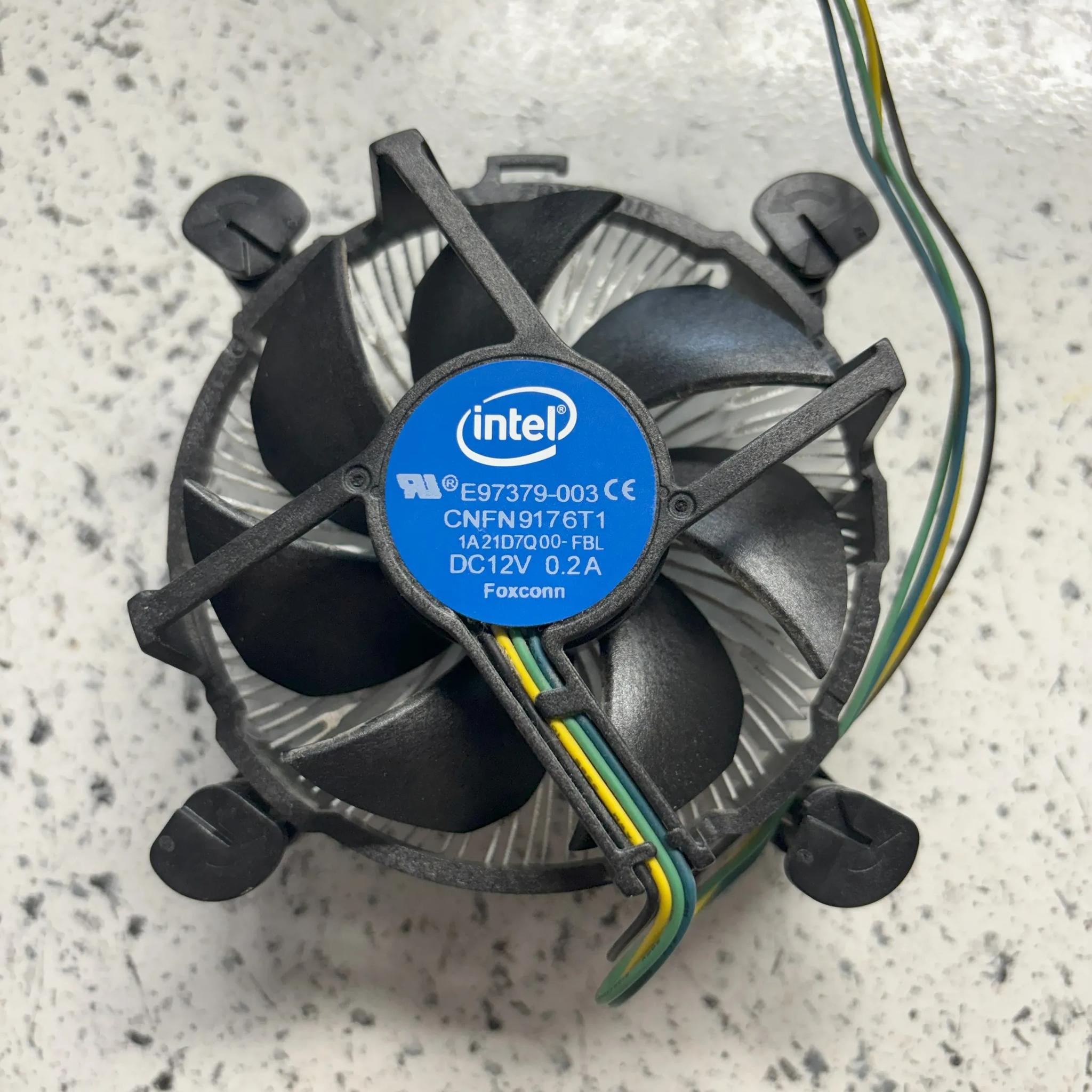 Intel Core i3-9100F 3.60GHz Quad-Core CPU with Intel Stock CPU cooler