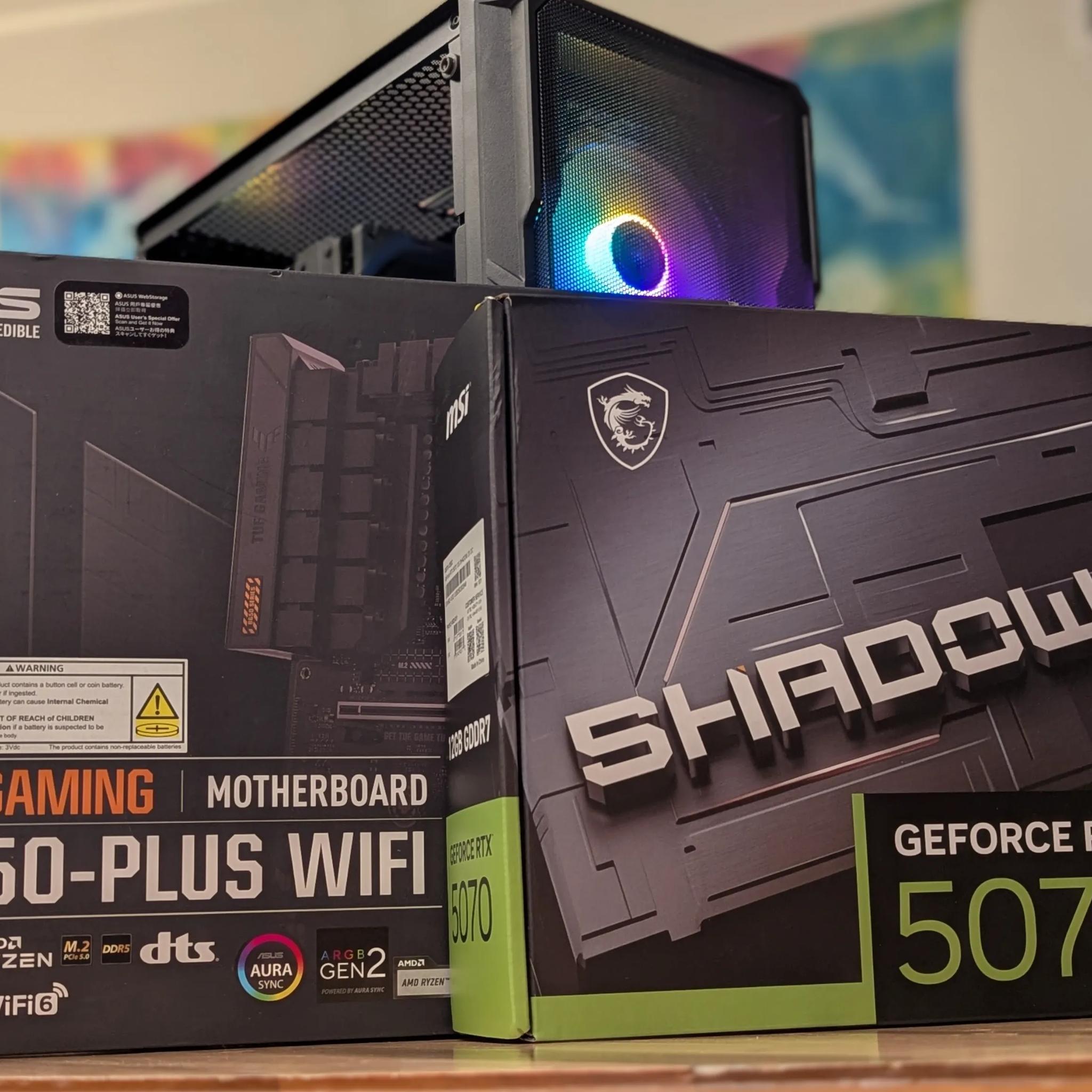 🌀 Neolux – 5070 Ryzen 7 7700 Gaming PC | 64GB DDR5 | WiFi | Windows 11 | 1440p Ultra Rea...