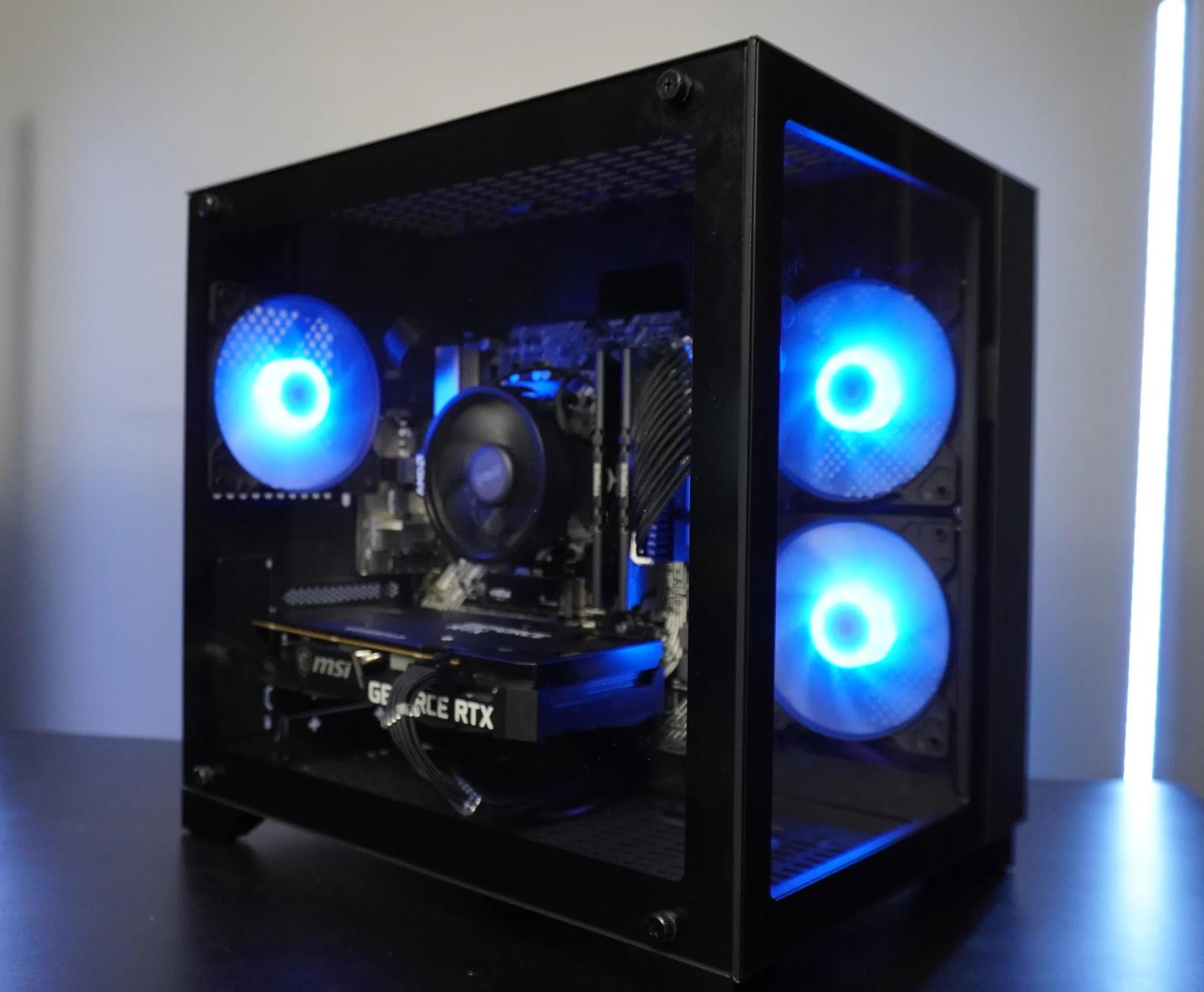 🖤Stealth🖤 1080p Perfect Value PC | 💚RTX 3050 8GB 🧡Ryzen 5 5500 | 32GB RAM  💪| 1TB NVME 🔥