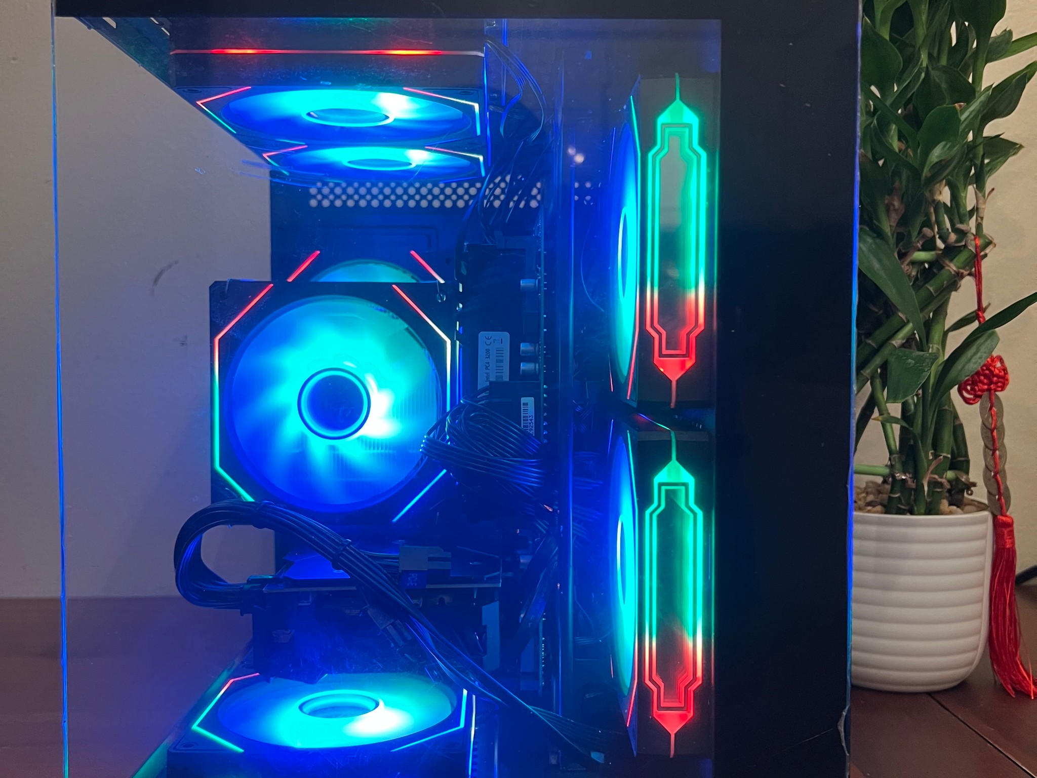 6 Core Gaming PC GTX 1080 1TB Storage 32GB RAM WIFi & BT WINDOWS 11 Pro