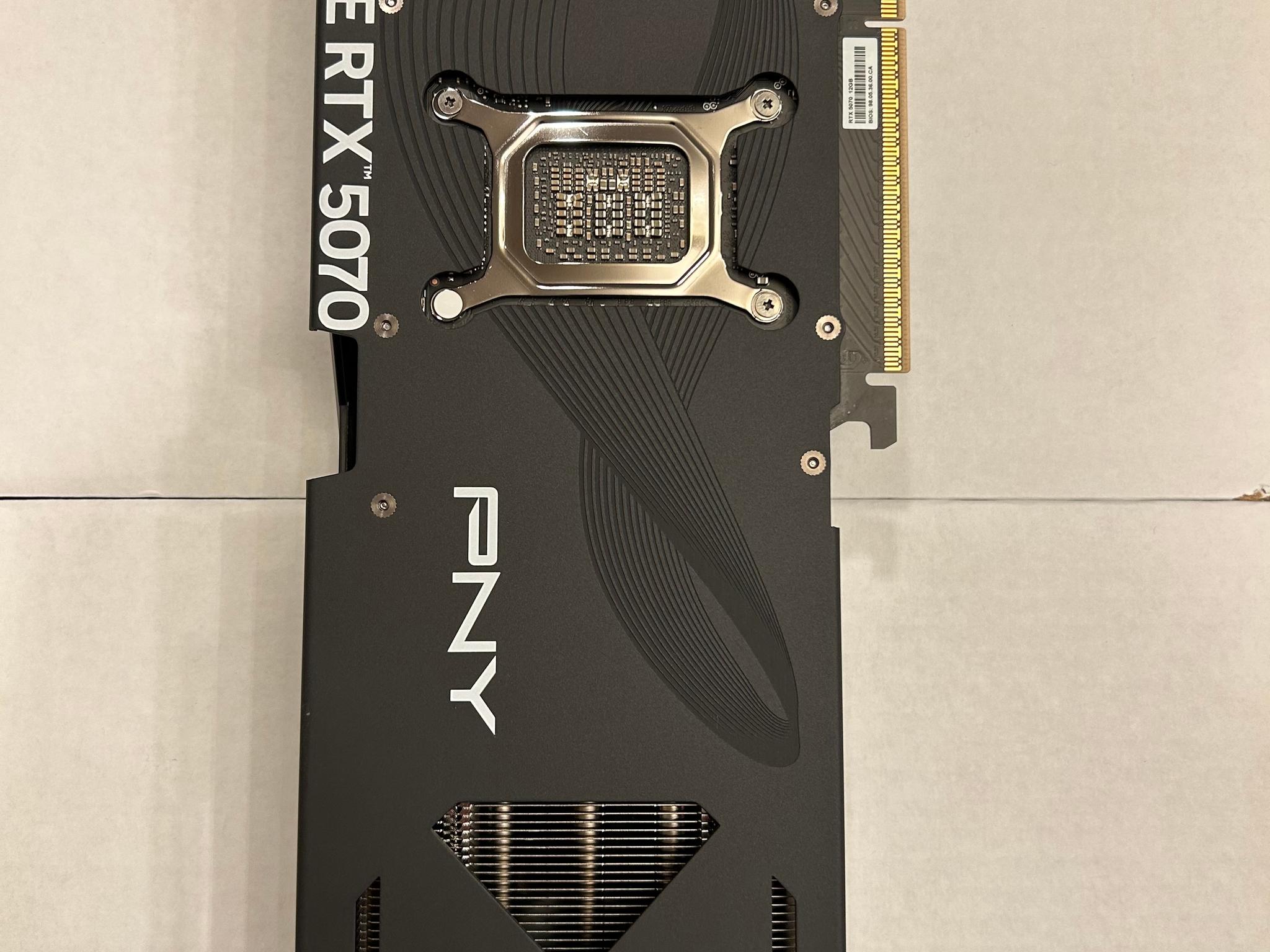 PNY GeForce RTX 5070 Overclocked Triple Fan