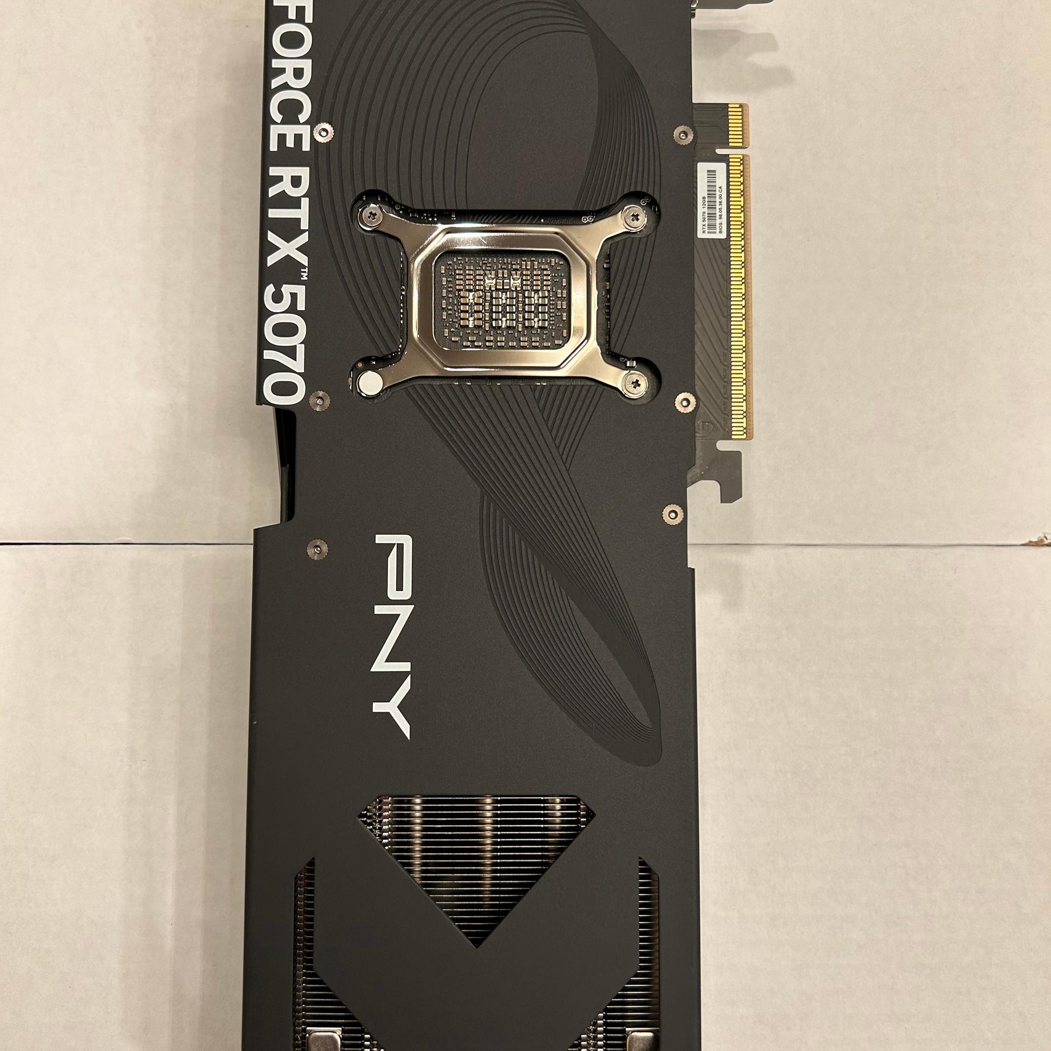 PNY GeForce RTX 5070 Overclocked Triple Fan