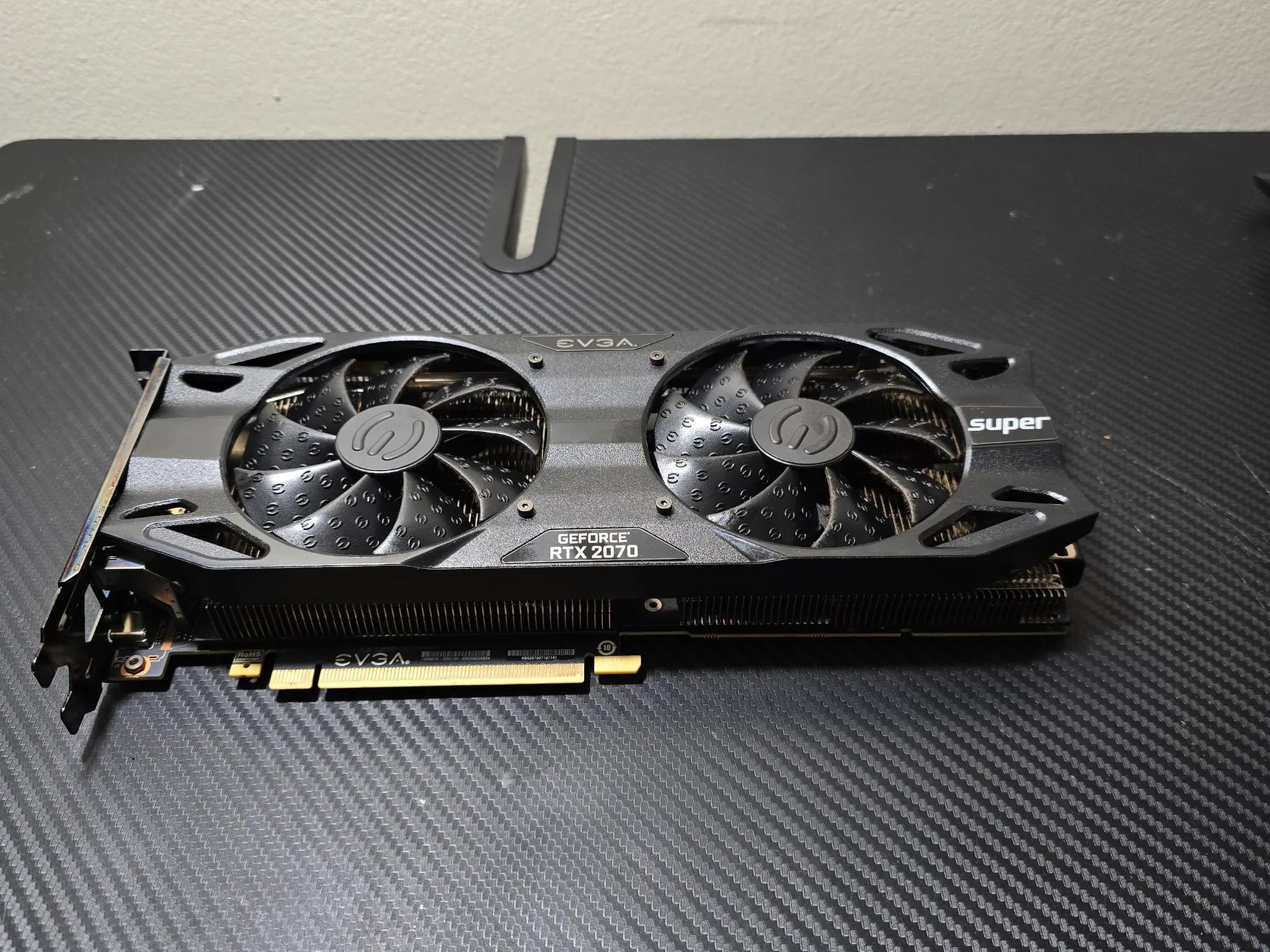 EVGA GeForce RTX 2070 SUPER BLACK GAMING, 08G-P4-3071-KR, 8GB GDDR6