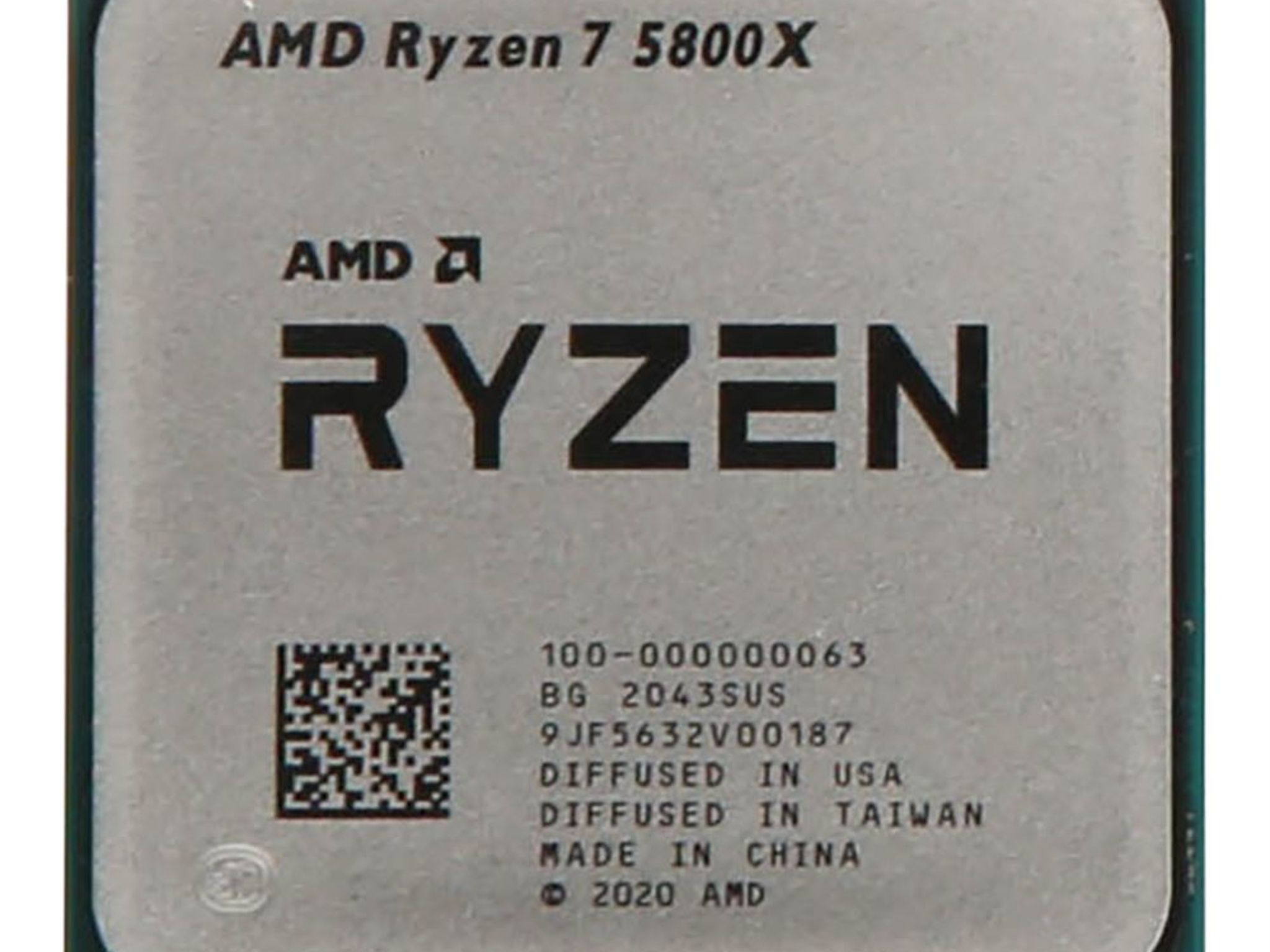 AMD Ryzen 7 5800X Vermeer 3.8GHz 8-Core AM4 Boxed Processor - Heatsink Not Included