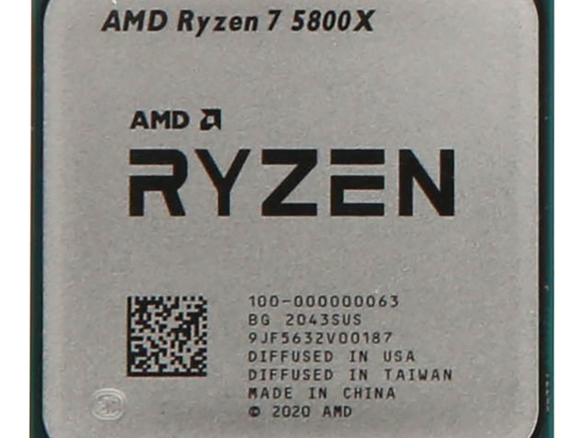 AMD Ryzen 7 5800X Vermeer 3.8GHz 8-Core AM4 Boxed Processor - Heatsink Not Included
