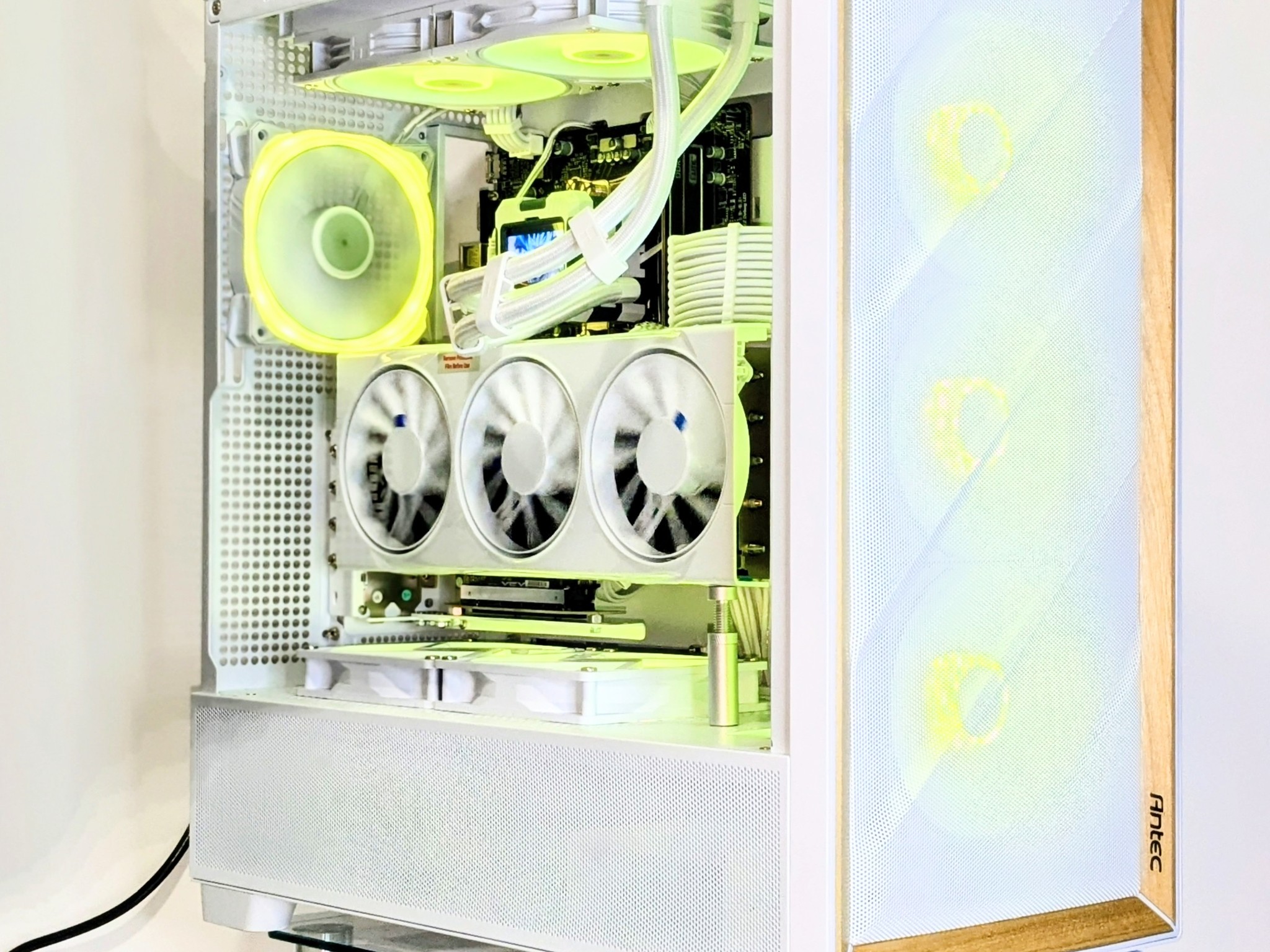 All-White Birch PC | Ryzen 7 7800X3D | XFX RX 9070 (XT Flashed - 29.5k Time Spy)