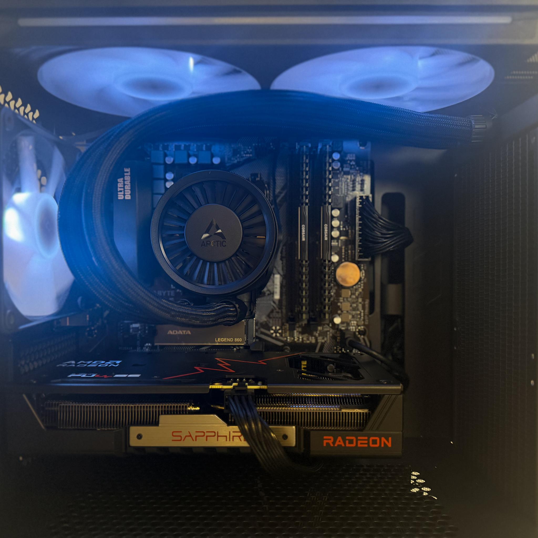 Compact 9060 XT 16GB Build