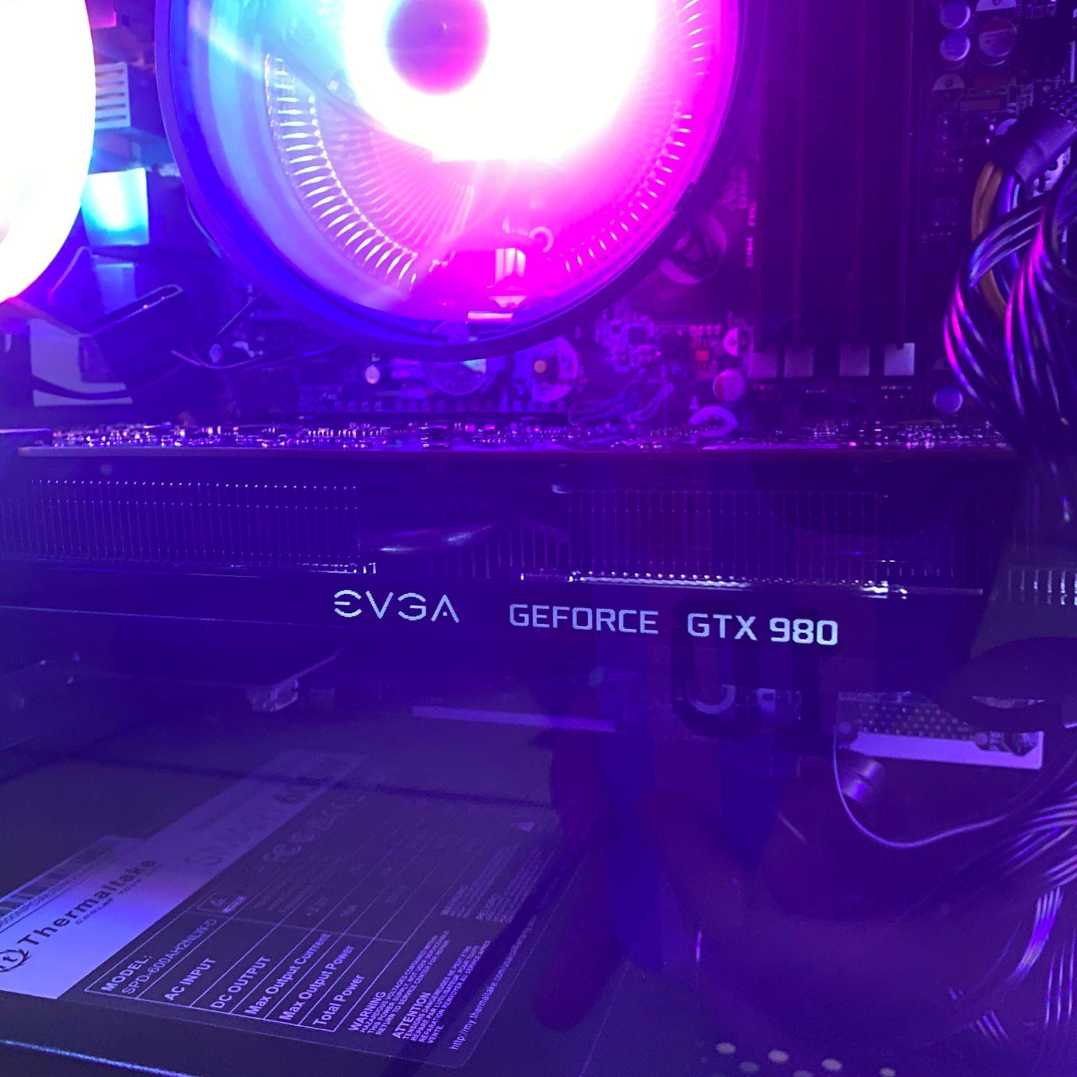 Gaming PC - GTX 980, I5 6500, 16GB DDR4, WIFI, BLUETOOTH, RGB, BLACK, SSD, HDD.