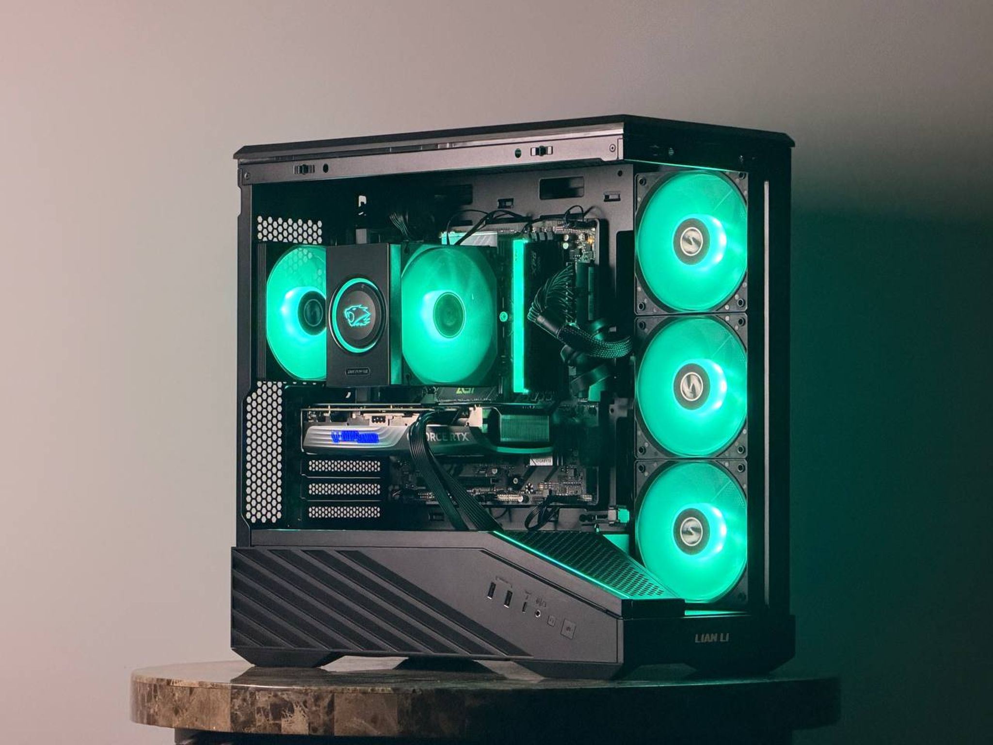 FREE SHIP 🖤🌈 Black RGB Gaming PC | RTX 4070 W/ WARRANTY | Core 5 225F | 1TB NVME SSD | 16 GB DDR5